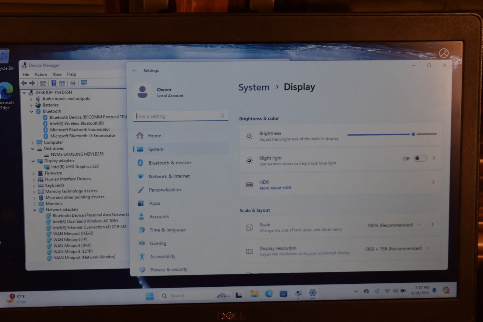Dell Latitude 5590 Quad Core i5-8350U 1.6 GHz 16GB RAM 256GB SSD Windows 11 Pro