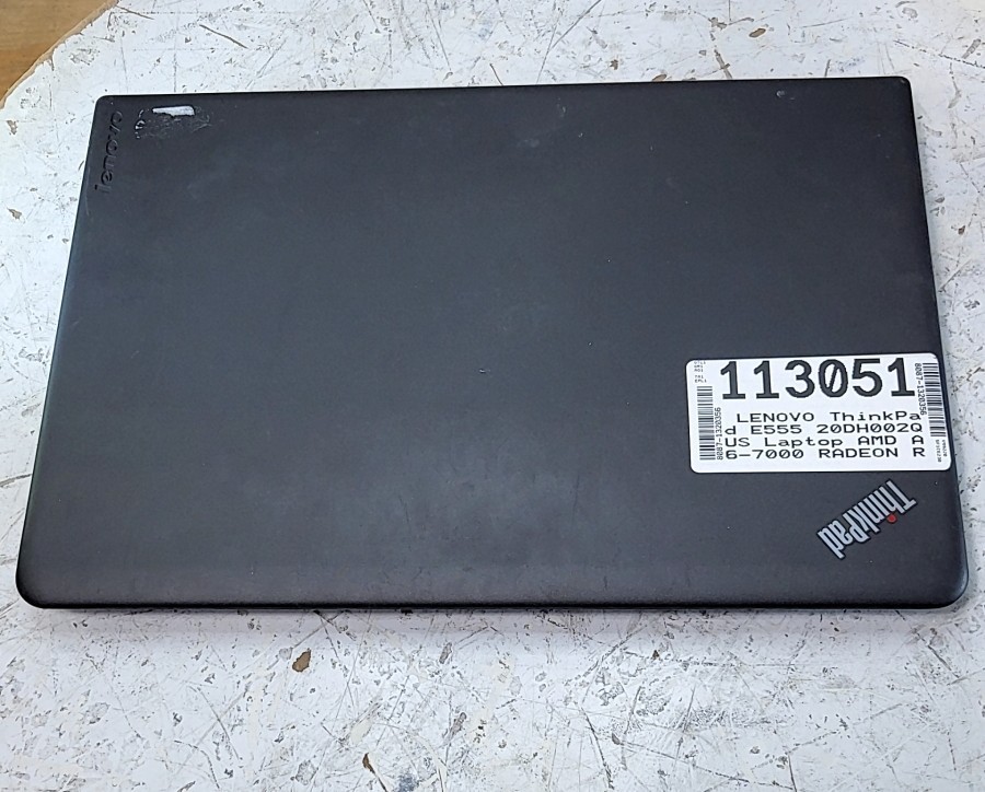 LENOVO ThinkPad E555 20DH002QUS Laptop AMD A6-7000 RADEON R4 4GB SEE NOTES