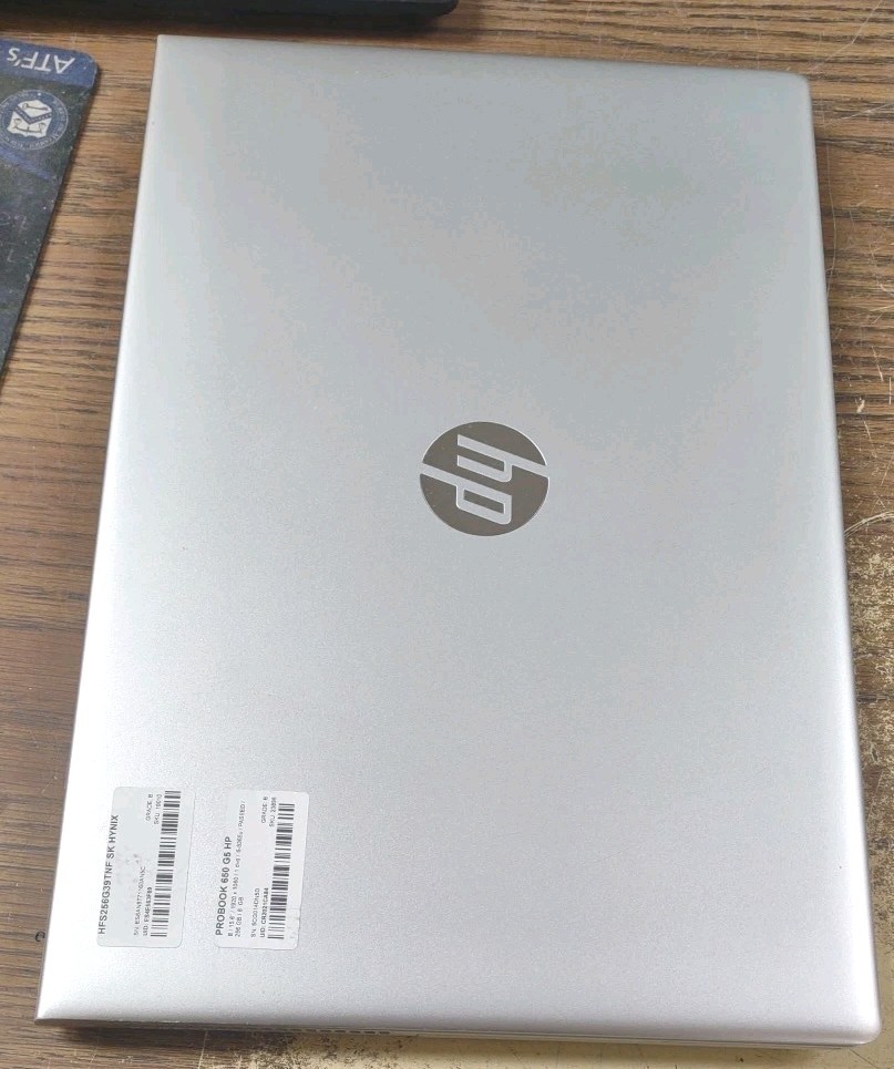 HP ProBook 650 G5 15.6″ W/ Intel i5-8365U @ 1.6GHz, 8GB, 256GB.