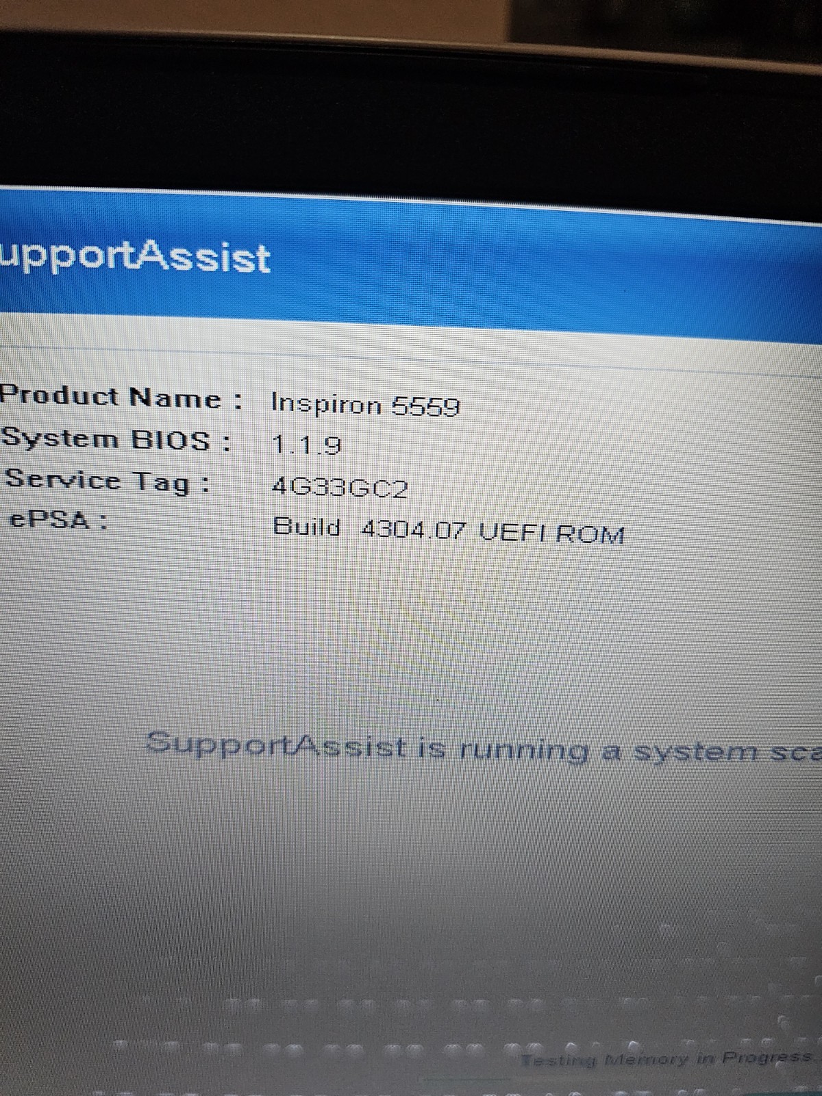 Dell Inspiron 15 5559 Intel i5-6200U *For Parts Only* *Read Description*