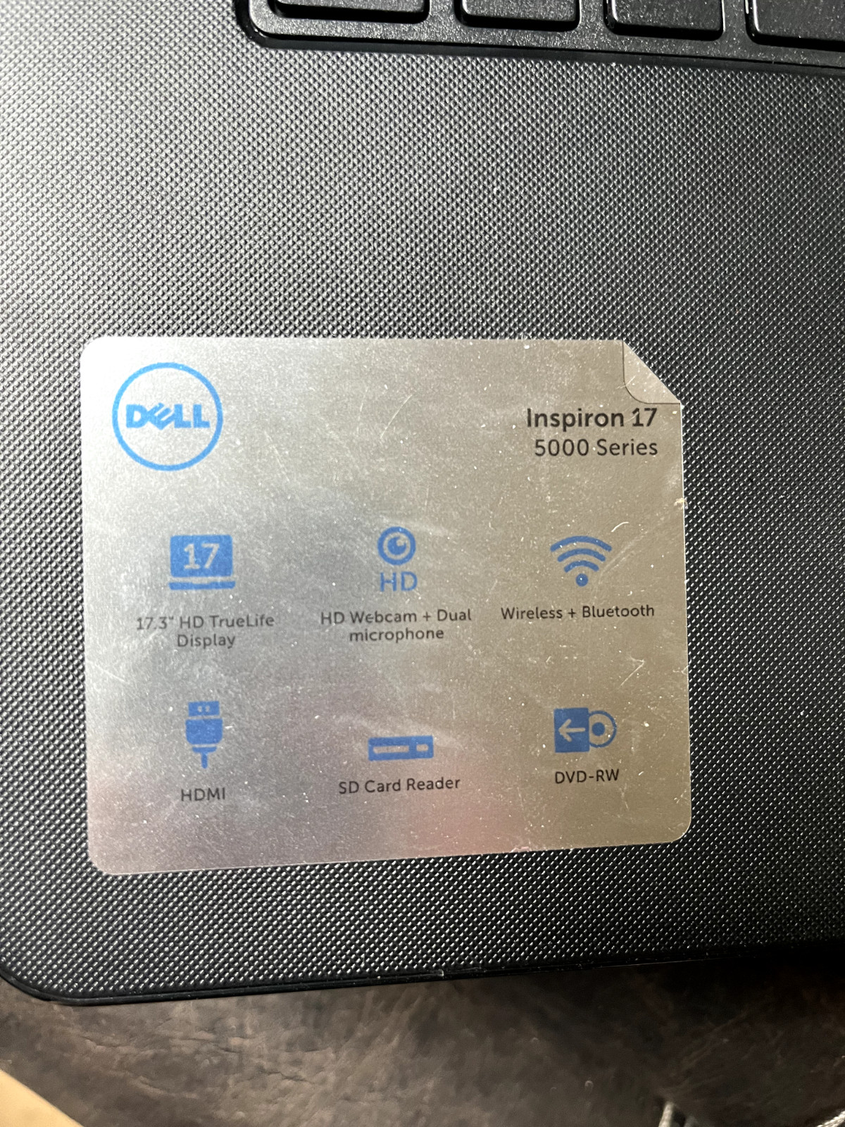 Used Dell Inspiron 17 5000 Series Laptop – For Parts Only