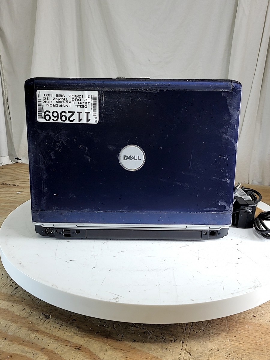 DELL INSPIRON 1520 Laptop CORE2 DUO T5250 1GB 120GB SEE NOTES