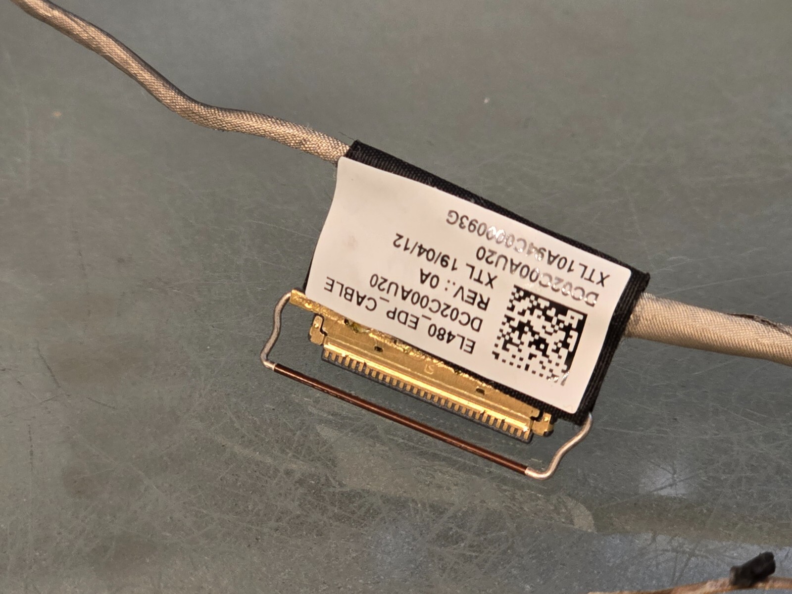 LENOVO L480 EL480 FLAT LVDS 30PIN VIDEO CABLE DC02C00AU20 EDP