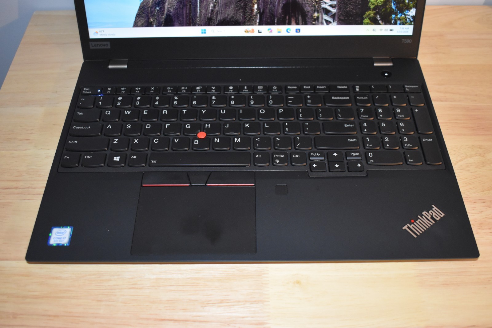 Lenovo ThinkPad T590 15.6″ Quad Core i7-8665U 4K 3840×2160 LCD 512GB SSD W11 Pro