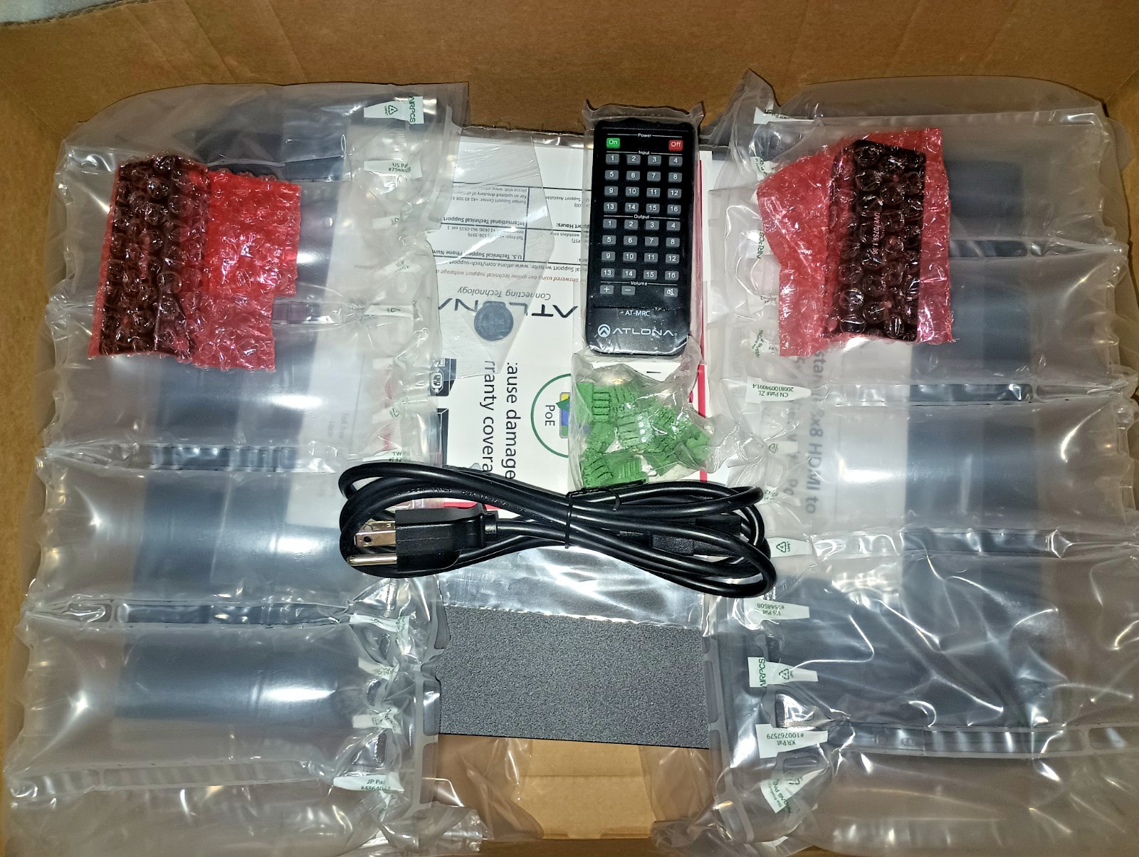 Atlona AT-UHD-PRO3-88M 4K/UHD 8X8 HDMI to HDBaseT Matrix Switcher With Rack Ears