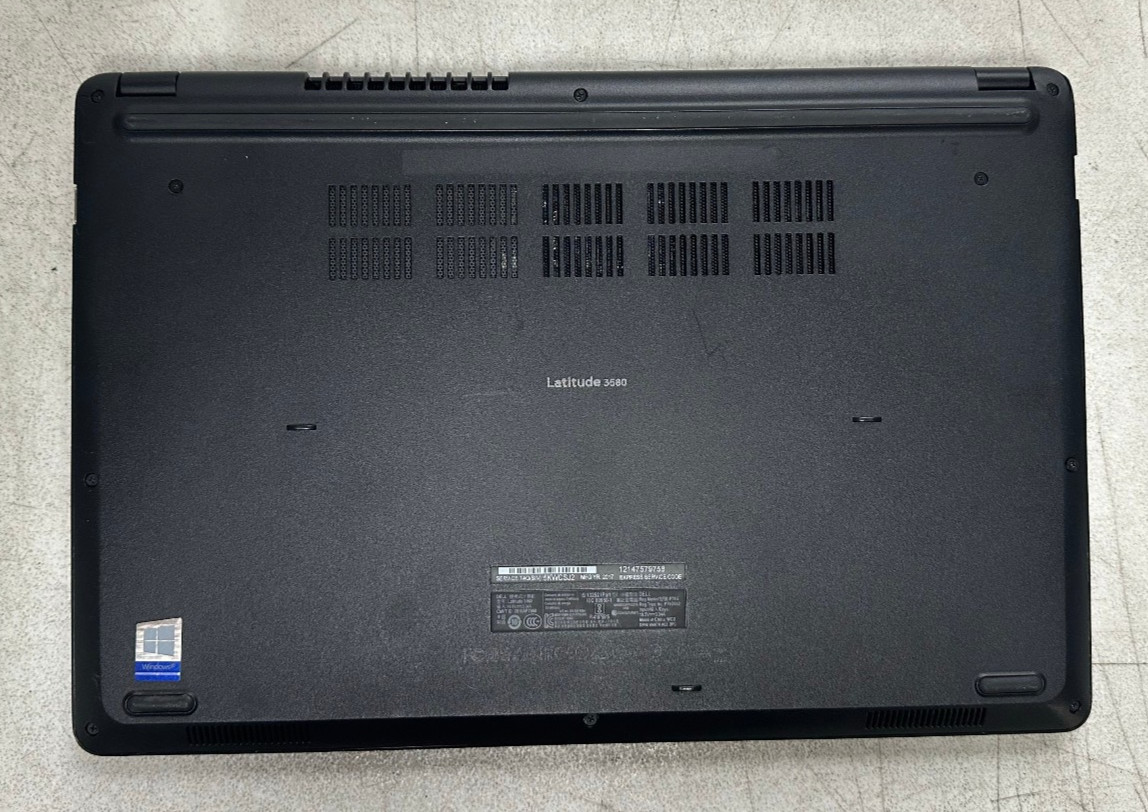 Dell Latitude 3580 15.6 HD (i5-7200U, 16GB RAM, Boot To Bio) NO HD/BATT/ADAPTER