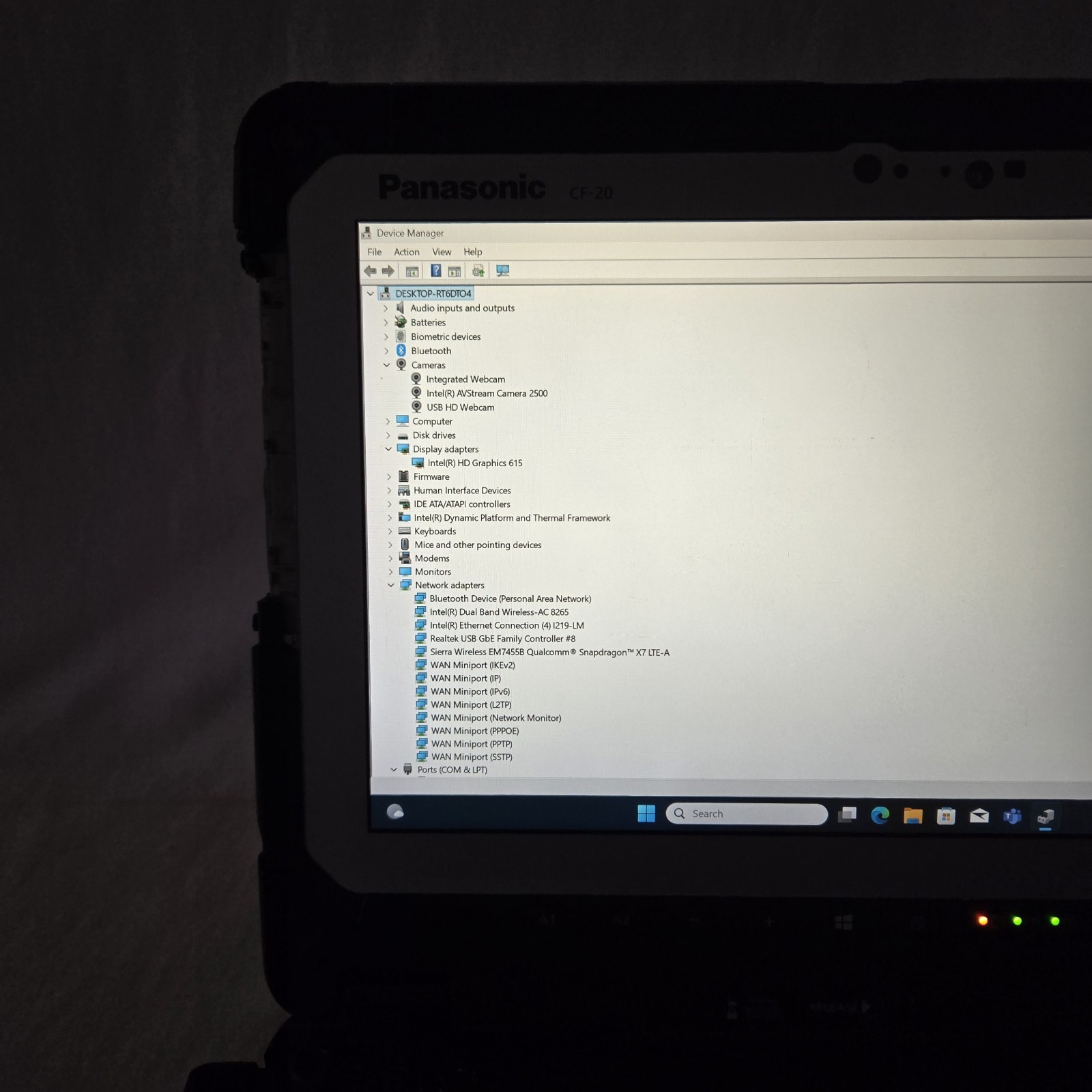 Panasonic Toughbook CF-20 10.1″ i5-7Y57 1.20GHz 256GB SSD 8GB 4G | Grade C