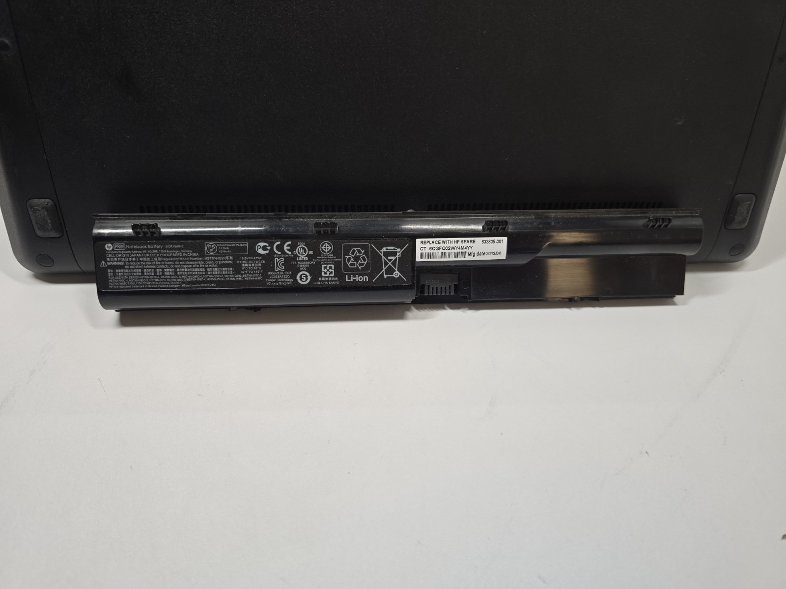 HP ProBook 4540s 15.6″ Laptop. Silver For Parts Only