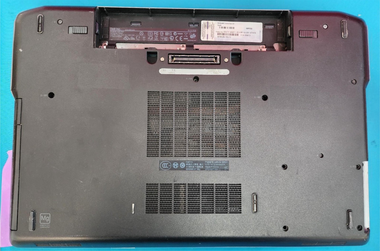 Dell Latitude E6520 i5-2520M CPU 8GB RAM DVD +/- RW No Adapt, OS, HDD, Battery