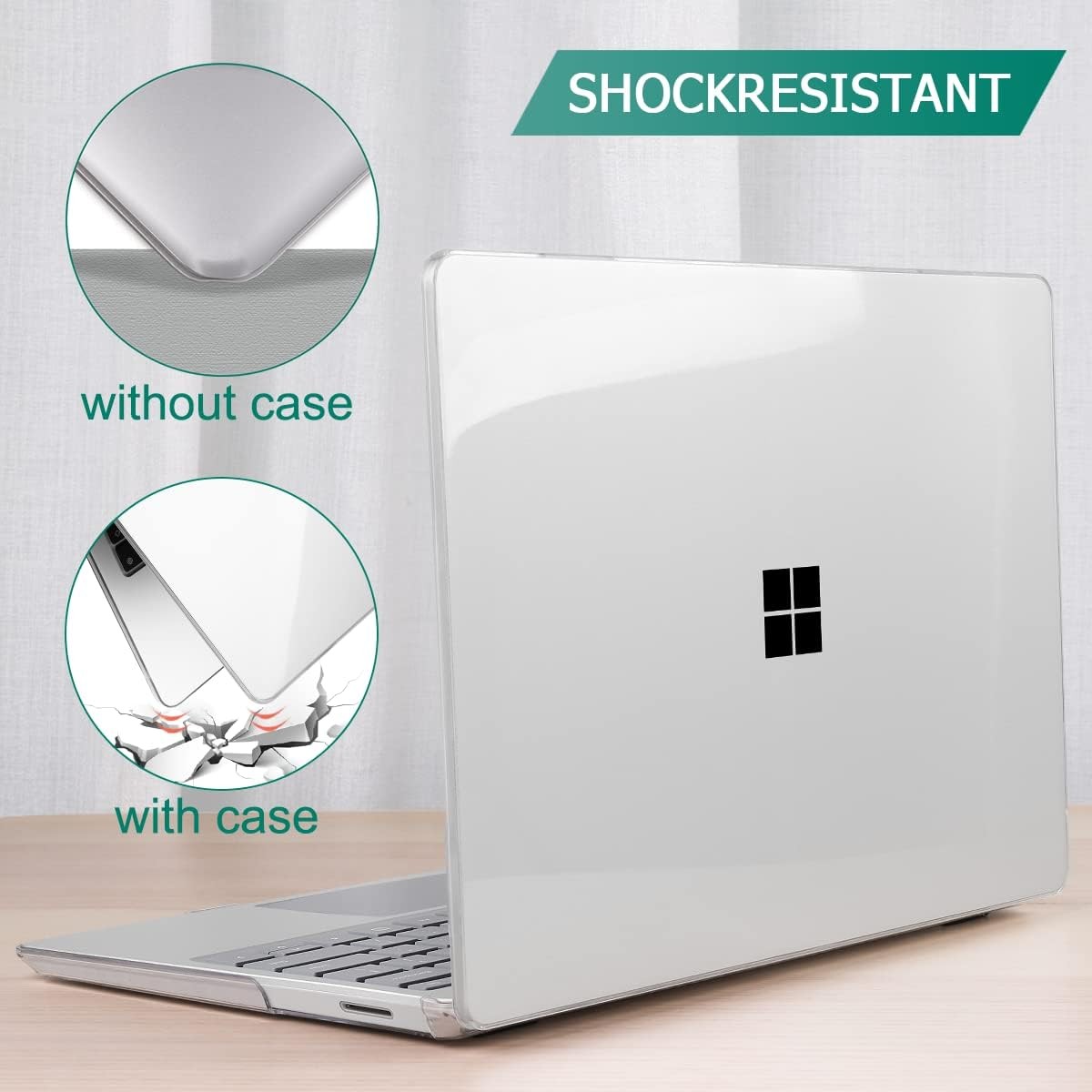 2023 Microsoft Surface Laptop GO 3 Case 12.4″ Compatible with Go 2/1 Cover
