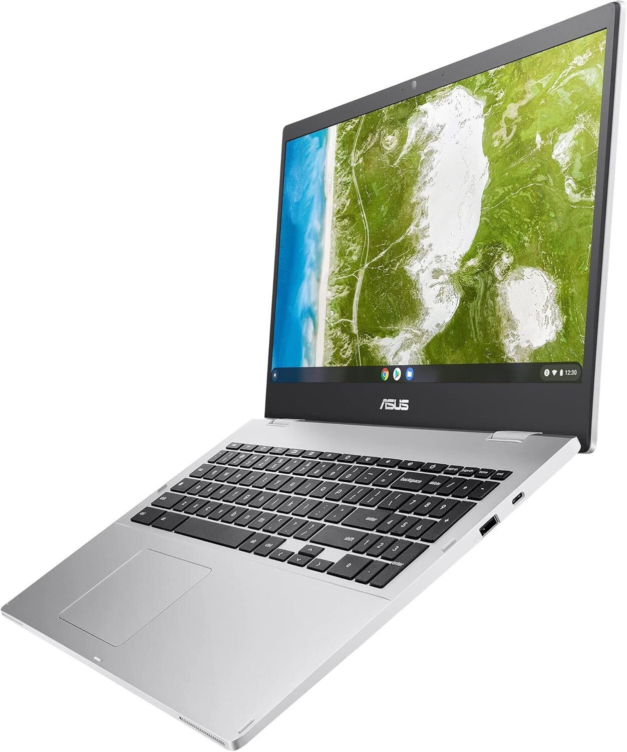 ASUS Chromebook CX1, 15.6″ FHD Celeron N3350 64GB eMMC 8GB Chrome OS Silver NEW