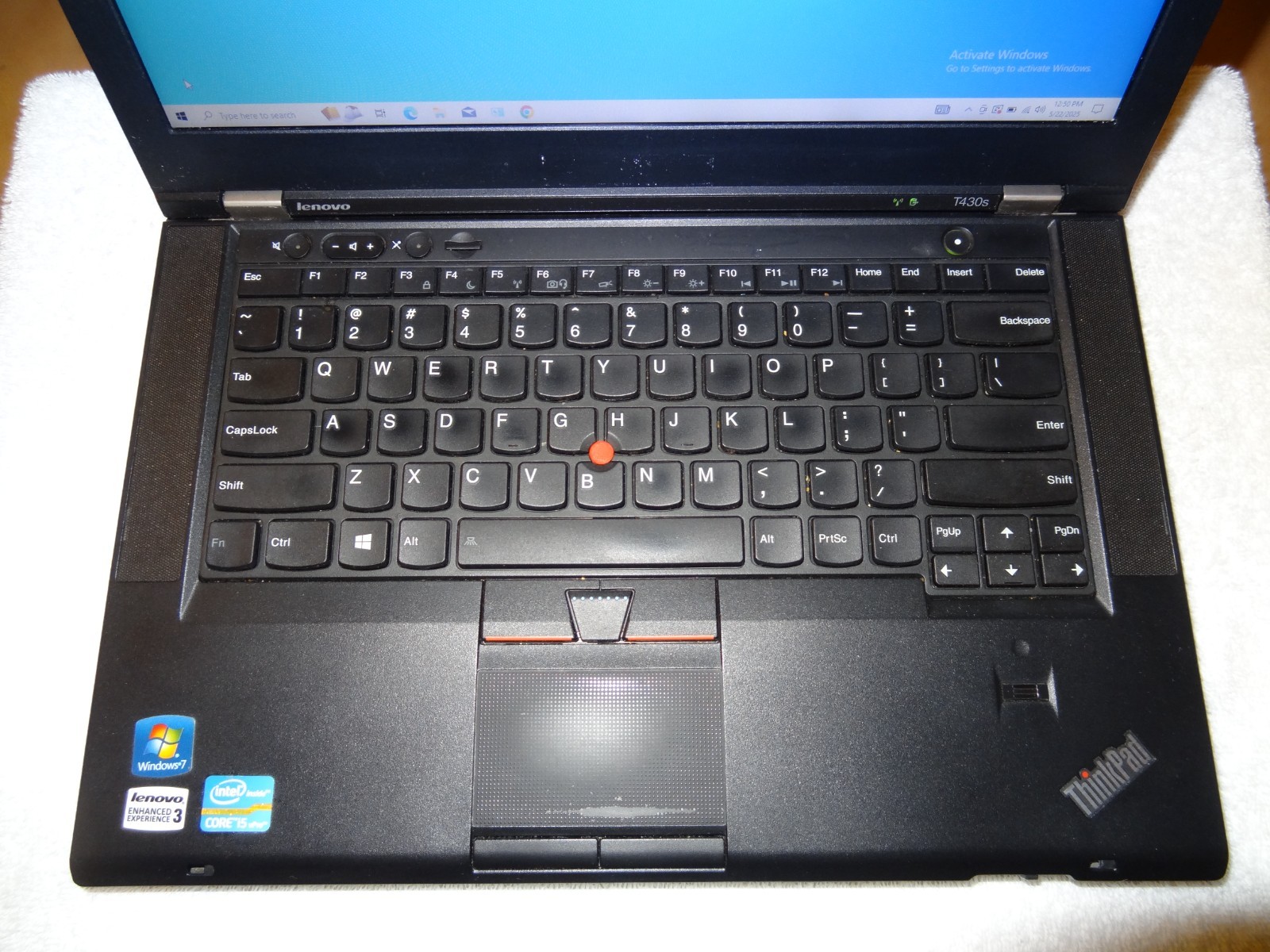 Lenovo ThinkPad T430s Laptop Computer -14″Screen -Windwos 10 -256GB SSD -8GB RAM