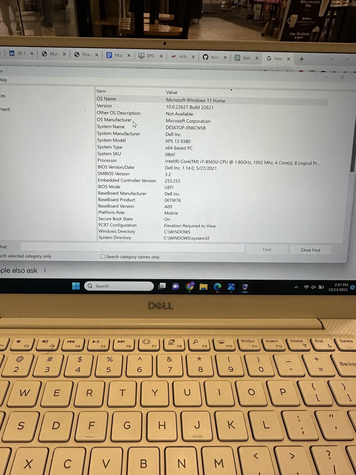 Dell XPS 13 9380 13.3″ (512GB SSD, 2.13GHz i7-8565U, 16GB RAM) Laptop – Gold