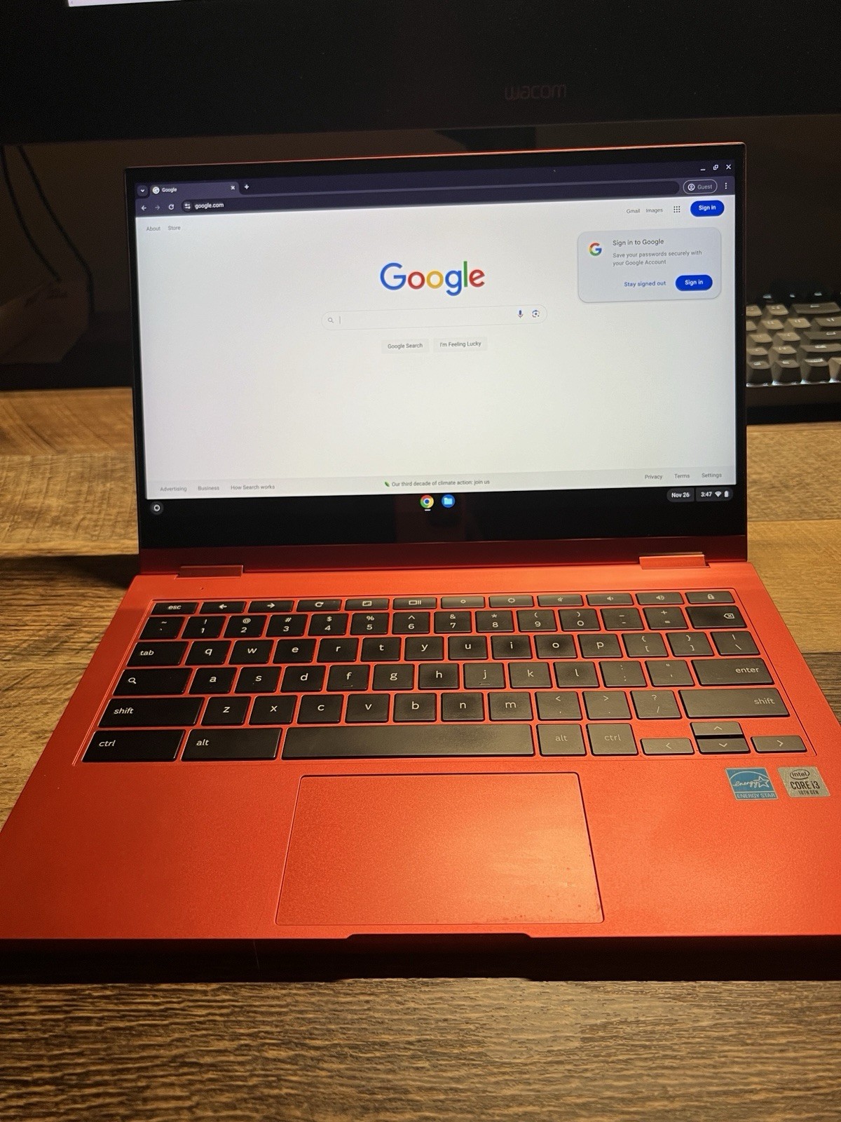 Samsung Galaxy Chromebook 2 13.3″ QLED Touch Intel Core i3 8GB 128GB Fiesta Red