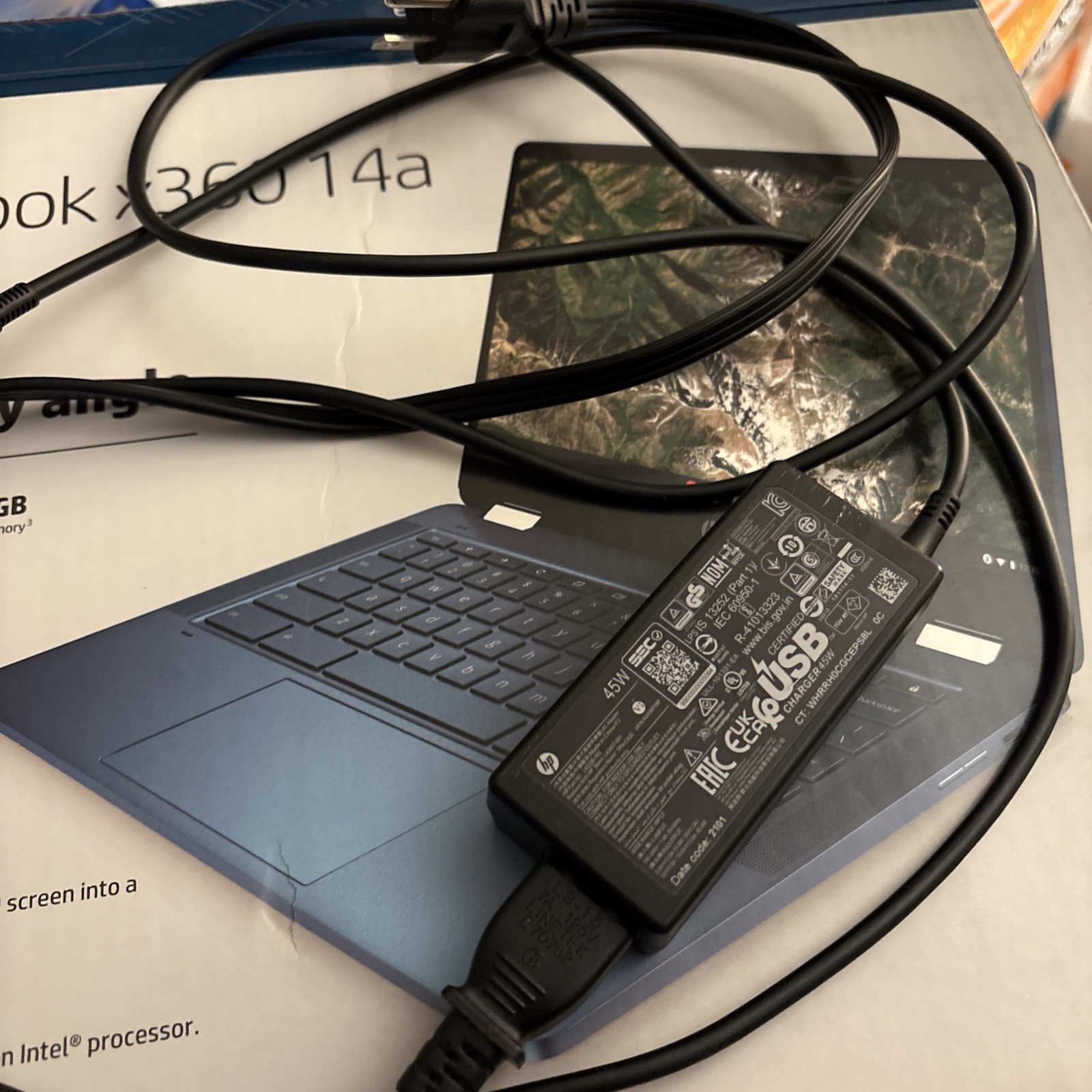 HP Chromebook x360 14a-ca0190wm Celeron N4020 1.1GHz 4GB RAM 64GB eMMC 14″ Touch
