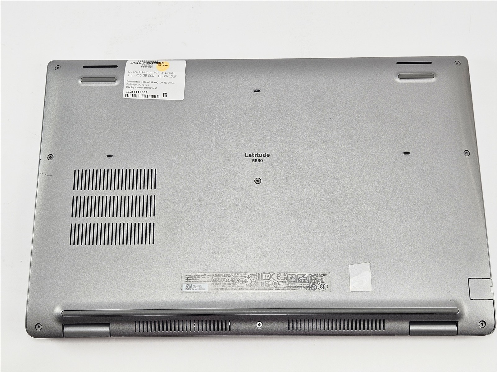 Dell Latitude 5530 Intel Core i5-1245U 16GB 256GB SSD 15.6″ Business Laptop