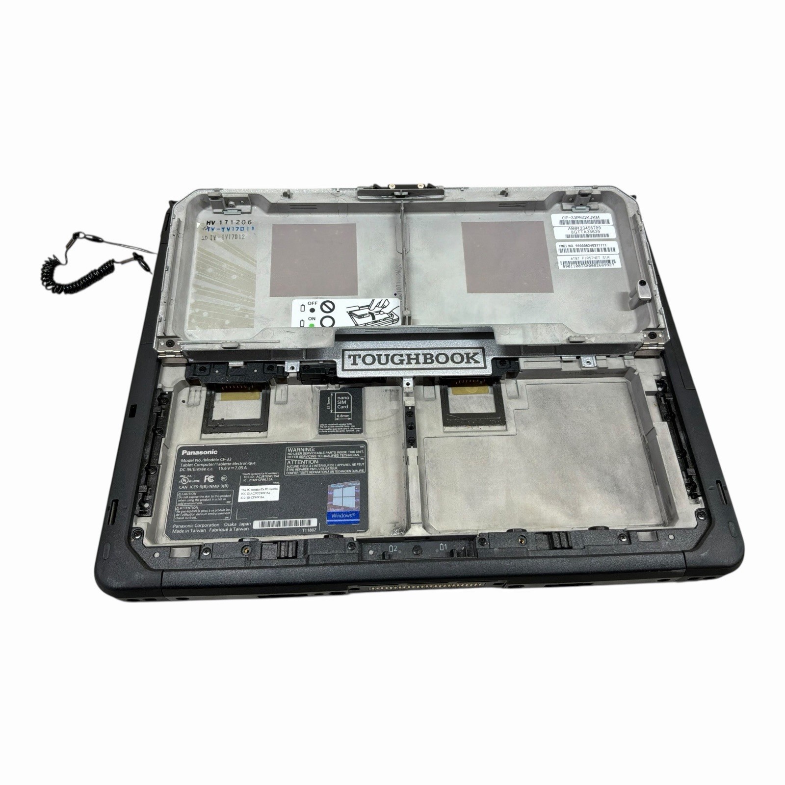 Panasonic Toughbook CF-33 i5-6TH GEN 2.4GHz 8GB RAM TOUCH 8,880 OPERATING HOURS