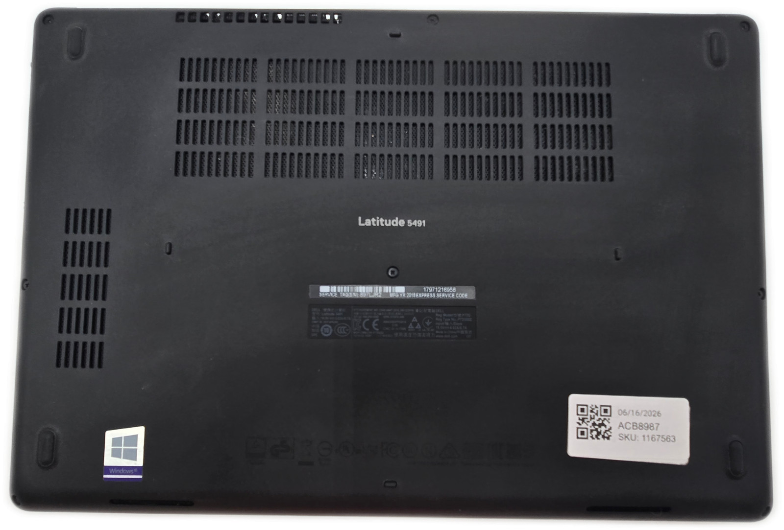 Dell Latitude 5491 i5-8th Gen 16GB 256GB SSD Windows 11 Home