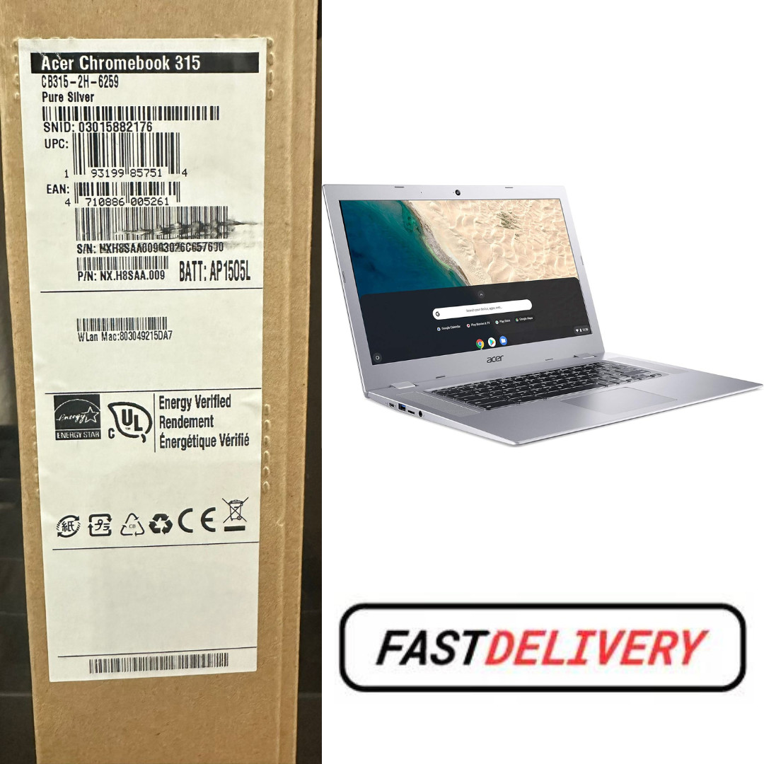 Chromebook Acer CB315-2H-6259, 15.6″FHDIPS,DualCore 1.8GHz AMD A6-9220C 4GB/32GB