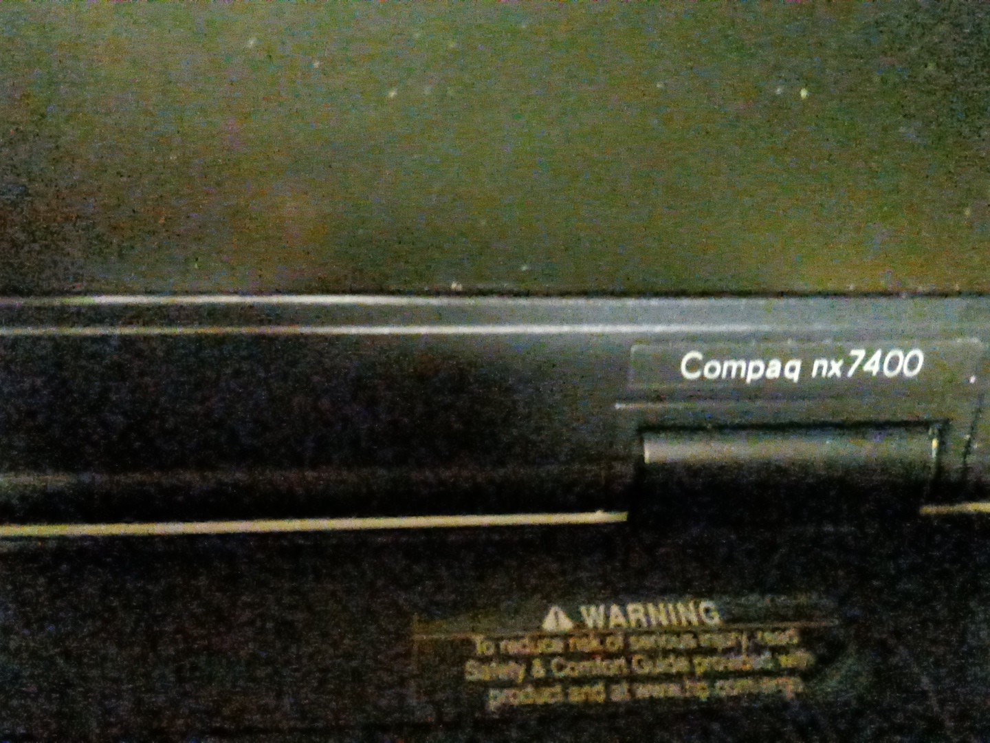 HP Compaq NX 7400 laptop DVD player. Don’t have charger. Being sold as is parts.