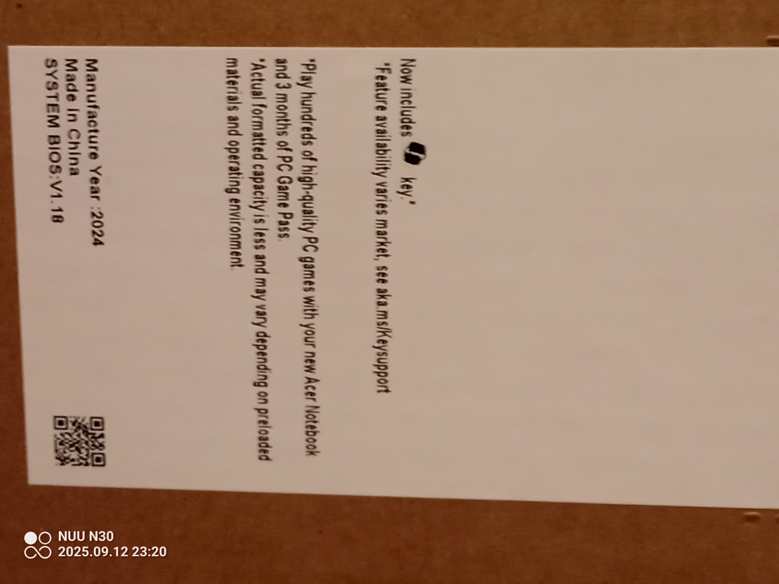 Acer Swift 14: 14.5″ 2024 model. Brand new still sealed in the box.