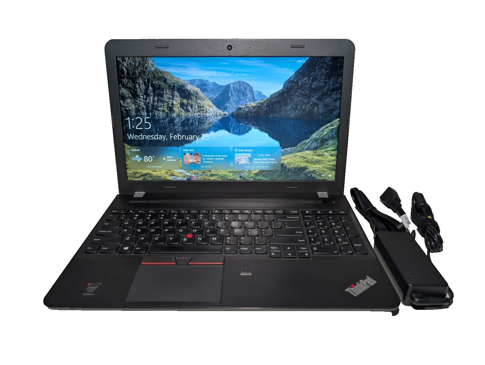 Lenovo ThinkPad E550 | i7 5th 16GB RAM 256GB SSD | AMD DVD-RW FHD Win 10 Pro