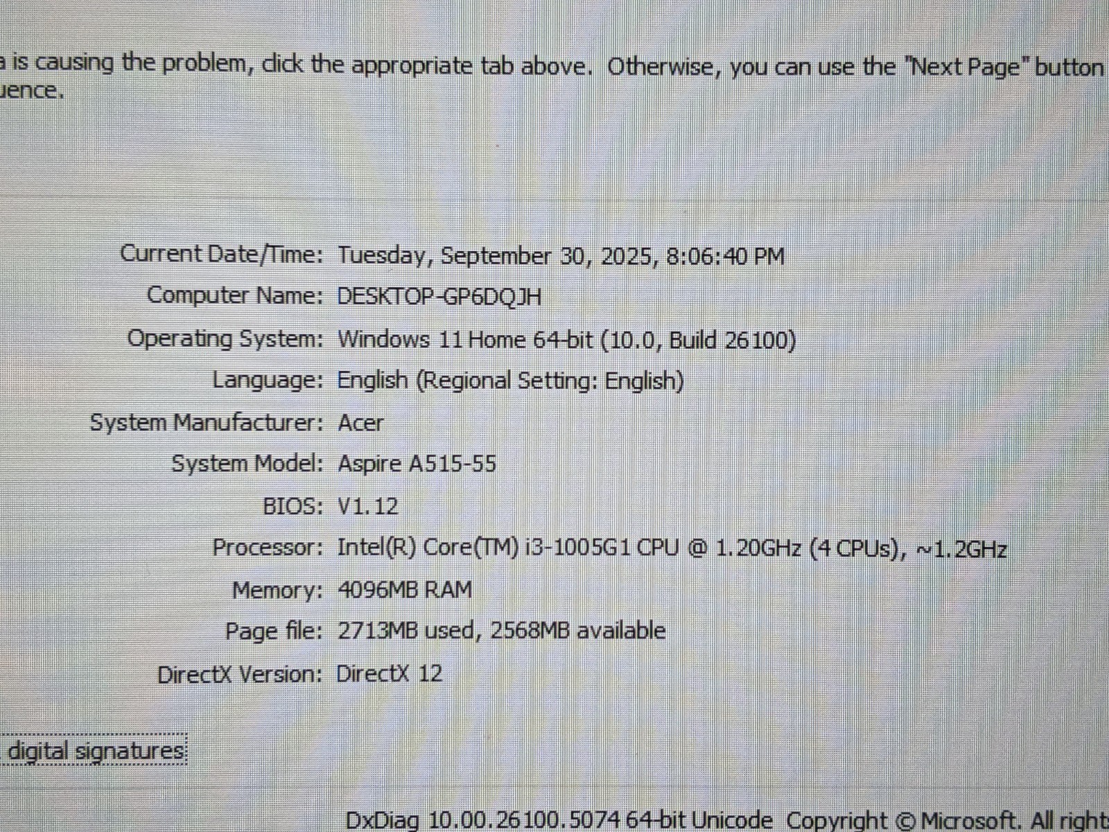 Acer Aspire A515-55-35SE 15.6″FHD i3-1005G1 1.2GHz 4GB 128GB SSD W11H 99t +PA