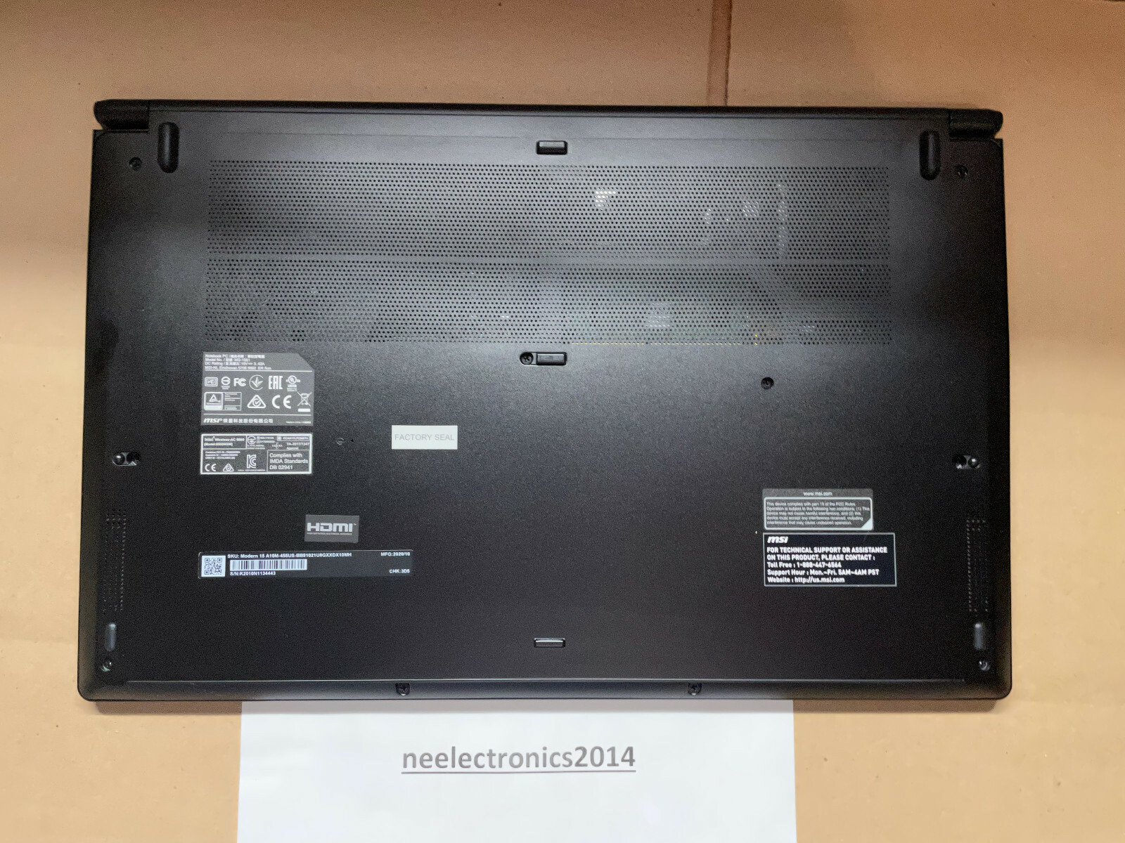 MSI Modern 15 A10M-455 15.6” Intel Core i5-10210U 1.6GHz, 8GB RAM, 512GB SSD
