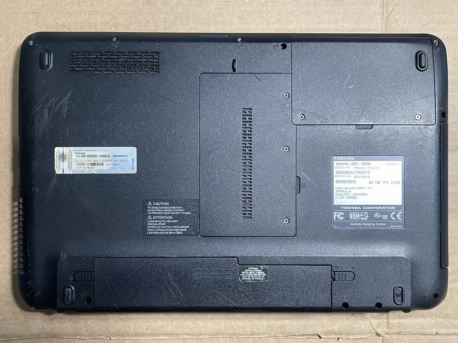 Satellite L655 -S5096 Laptop