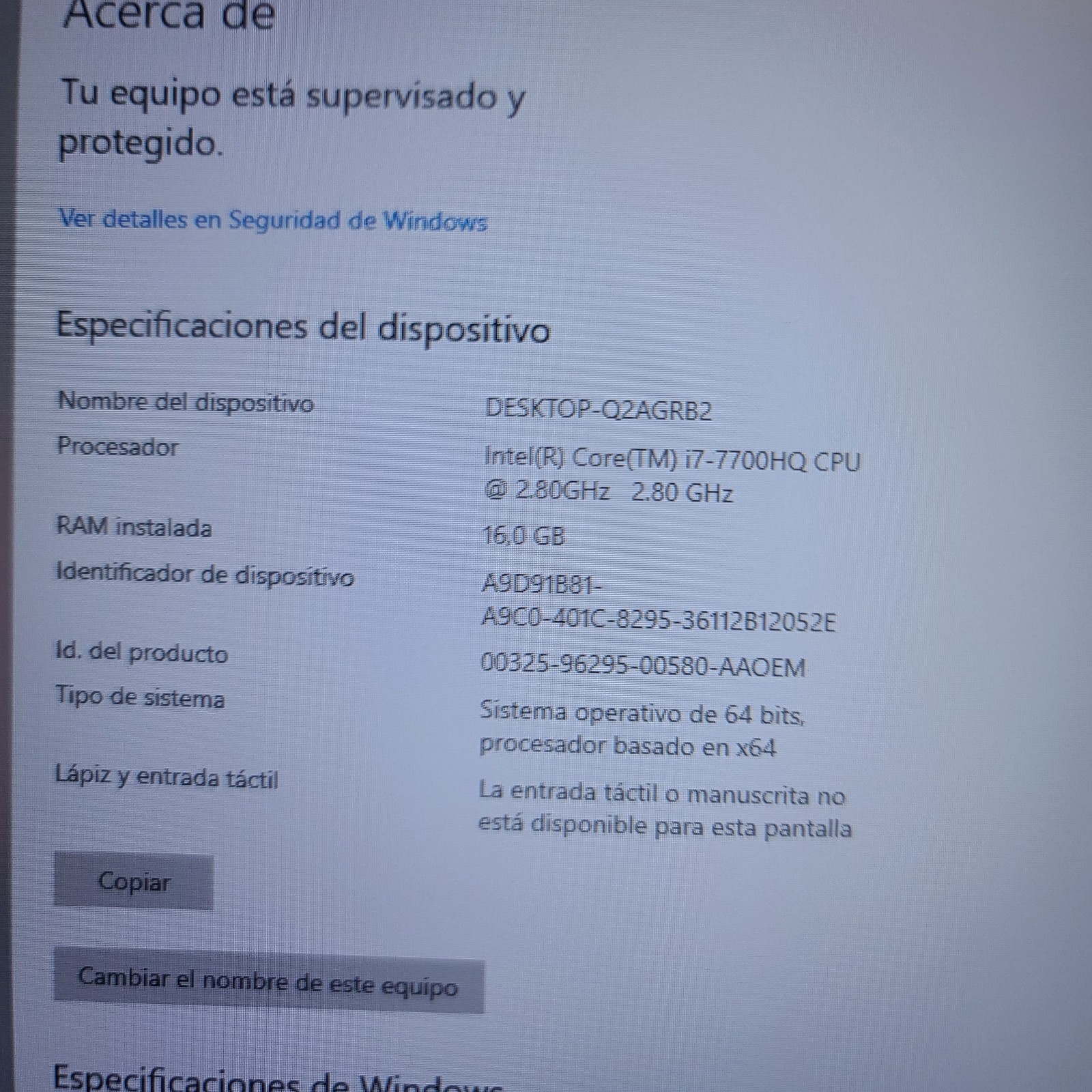 PREDATOR GX-792 GAMING LAPTOP CORE i7-7700HQ 16GB RAM GTX 1080 512GB NVME