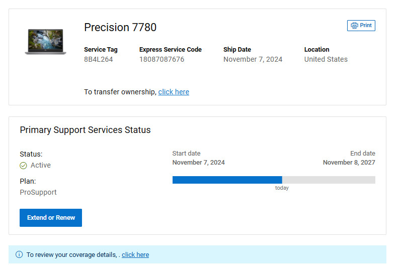 Dell Precision 7780 17.3″FHD i7-13850HX 2.1GHz 32GB 512GB RTX 2000 ADA WRTY 2027