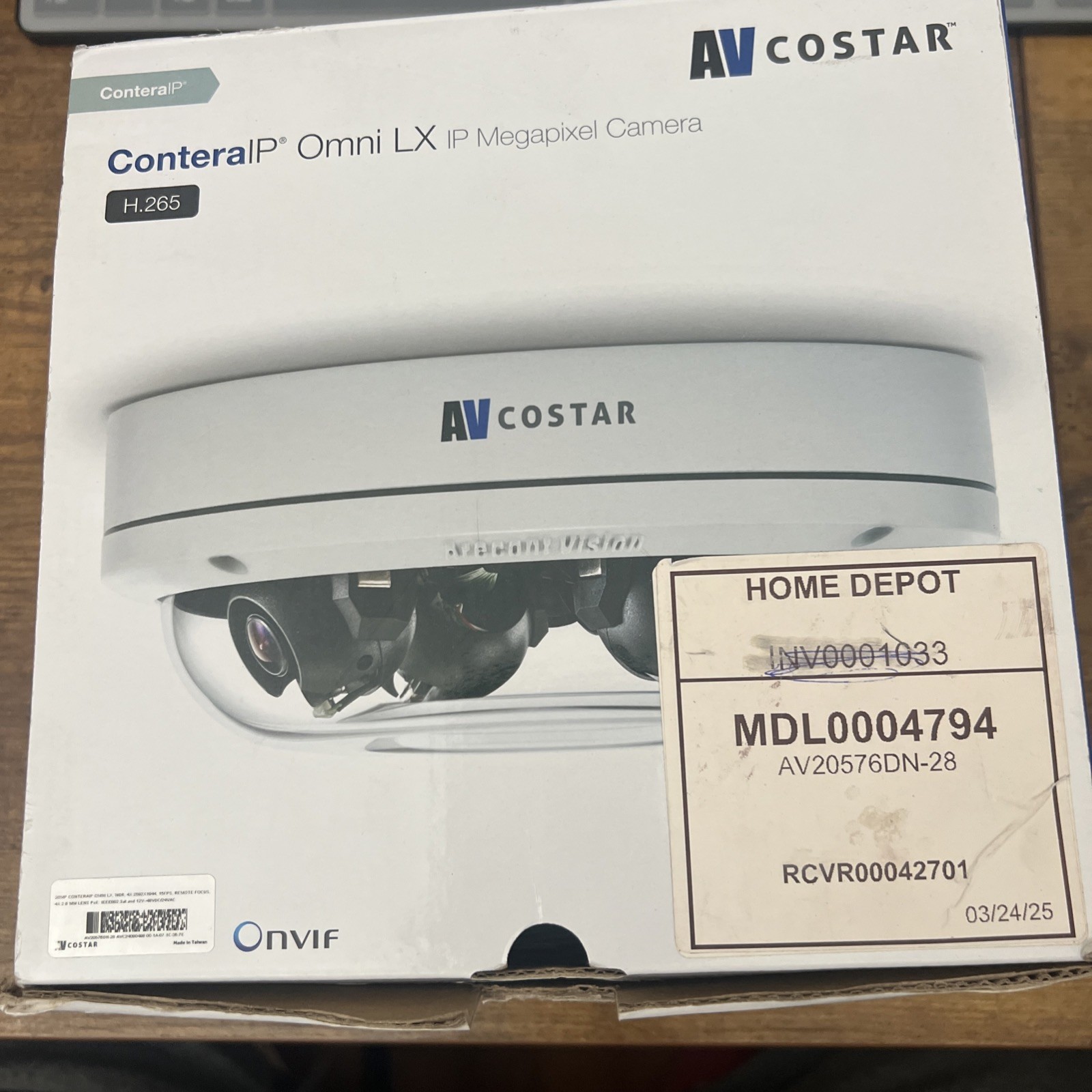 Arecont Vision AV20275DN-28 SurroundVideo 2mp WDR or 20MP H.264 Omni-Direction