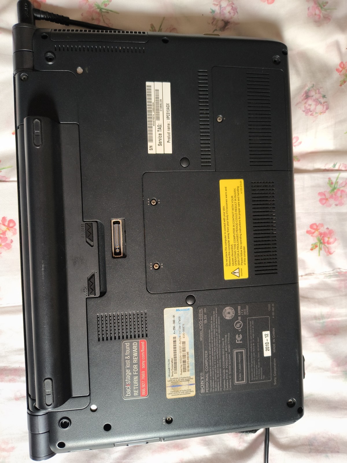 Sony Vaio Pcg-51511l, Core i5. 4Gb Ram. 930 HDD