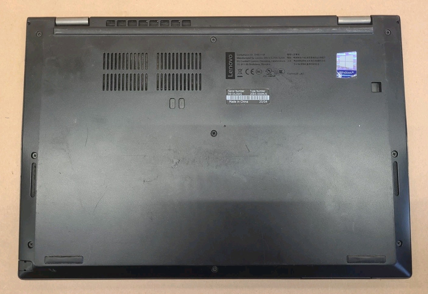 Lenovo ThinkPad L13 Yoga, Intel Core i3-10110U, 4GB RAM, 128GB SSD, W11P *READ*