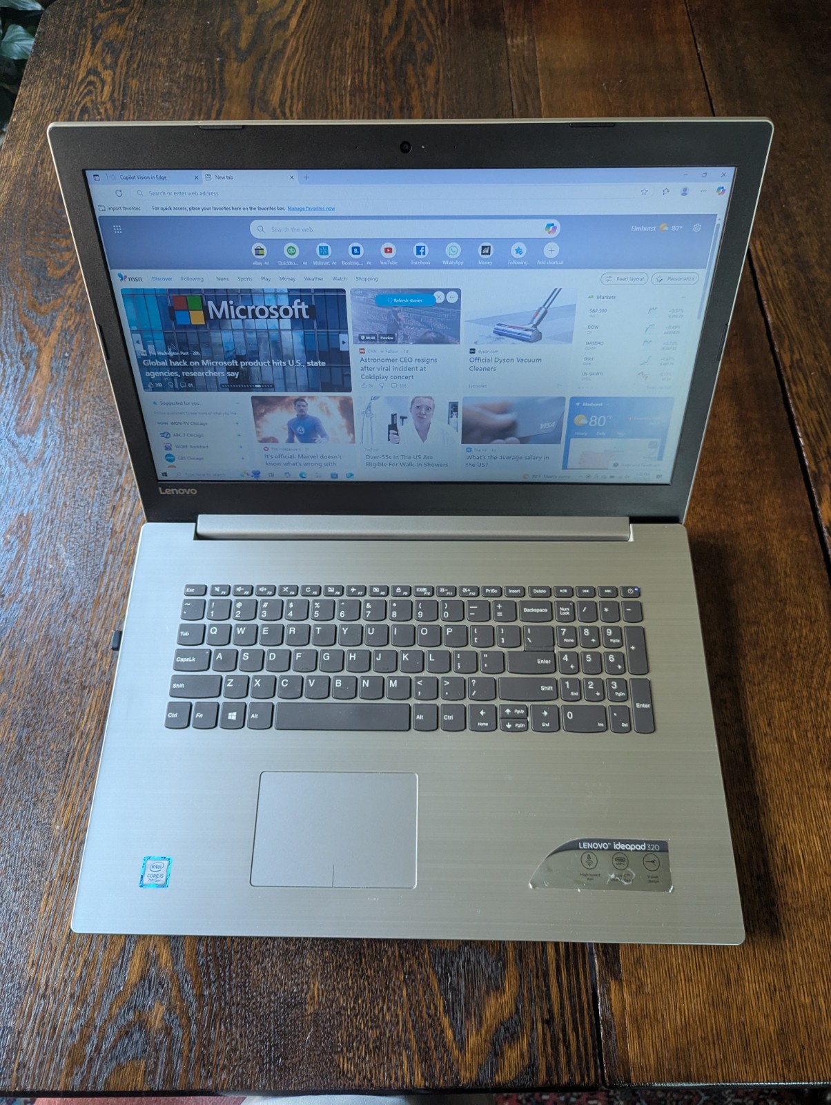 Lenovo Ideapad 320-17IKB 17.2in 1 TB HD 8 GB RAM i5-7200U Notebook Computer