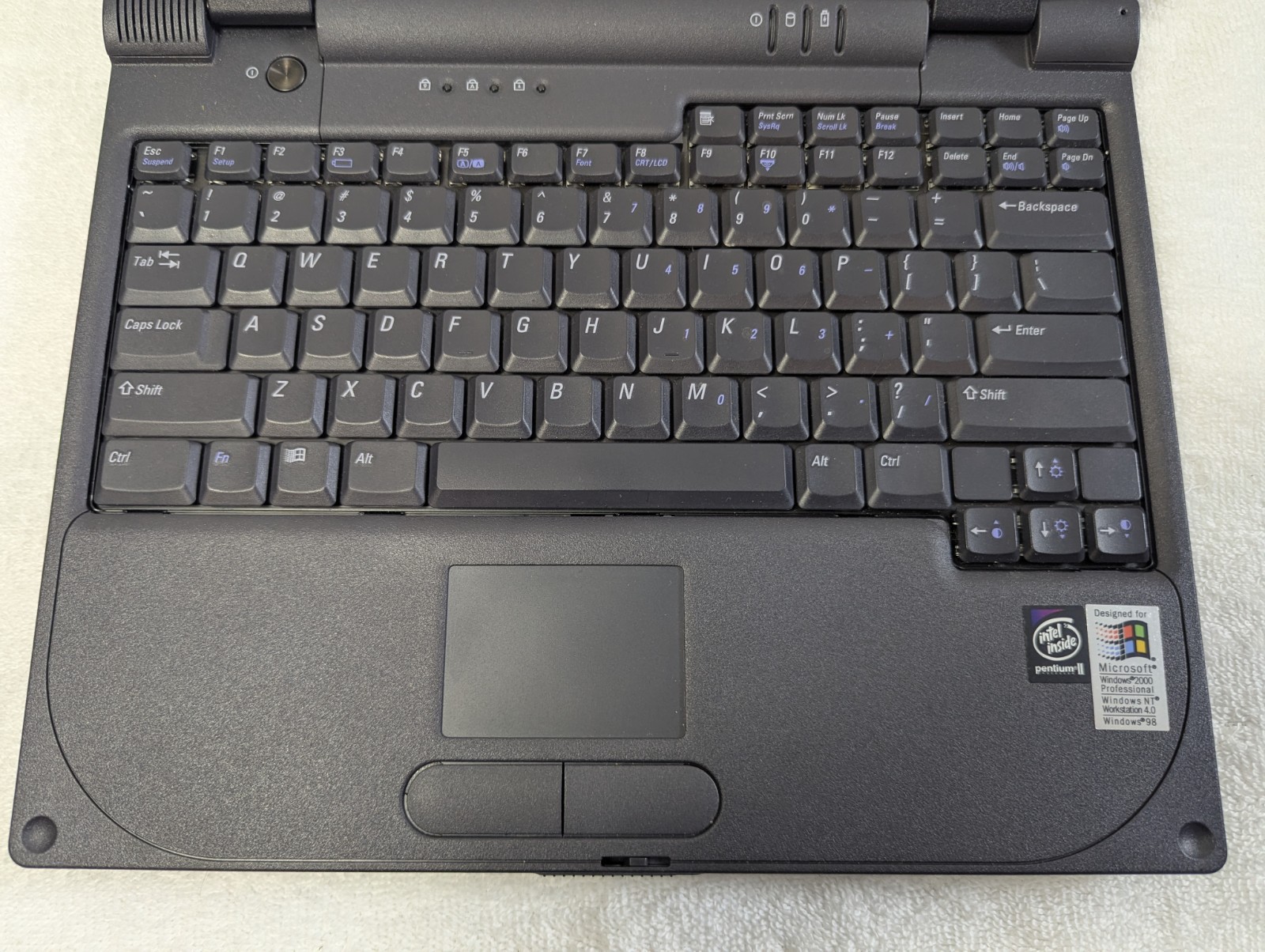 Vintage Dell Latitude CS Laptop Bundle PMP For Parts w/ Floppy CD-ROM Case