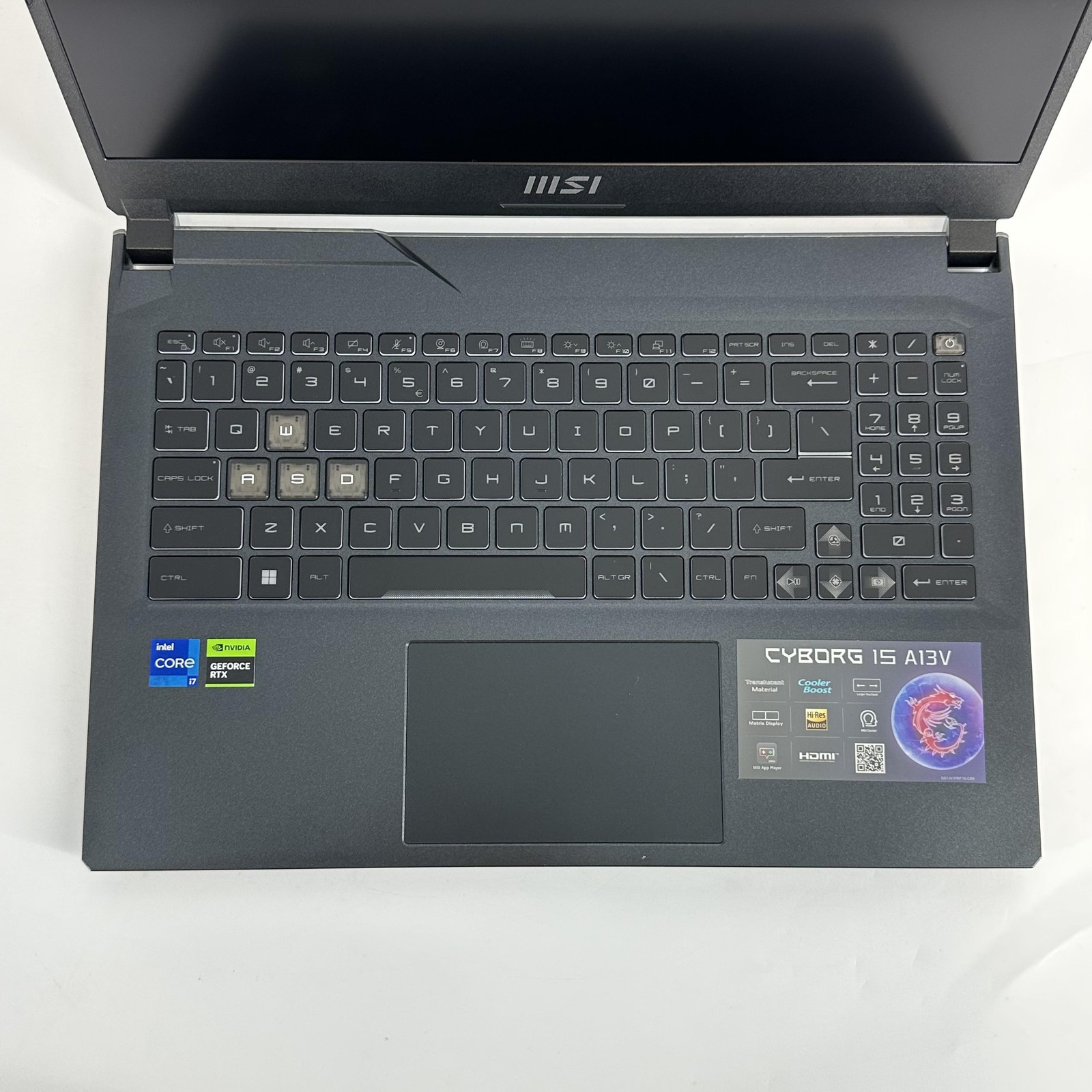 MSI Cyborg 15 FHD 2.4 GHz i7-13620H 16GB 512GB SSD NVIDIA RTX 4050 Excellent