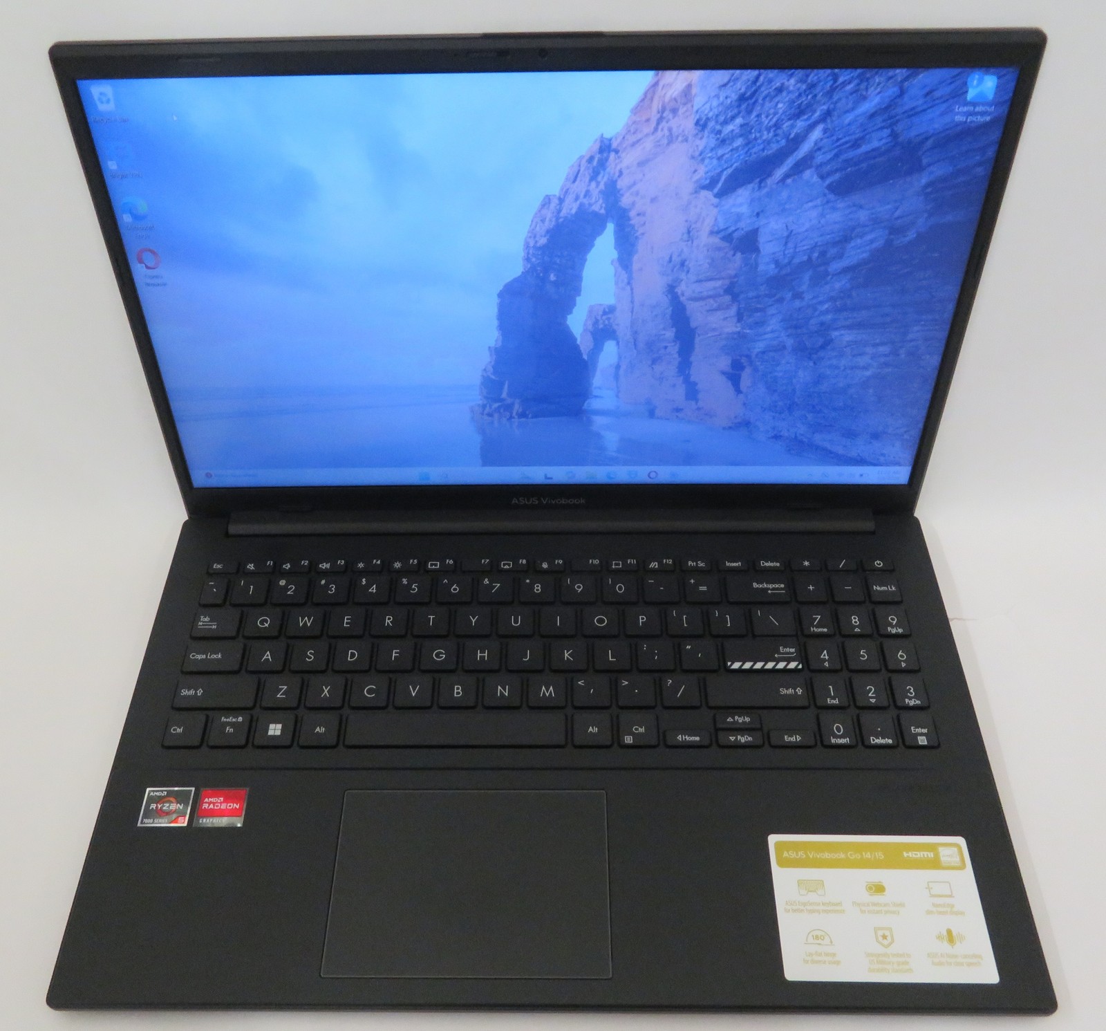 Asus Vivobook Go E1504F 15.6, Ryzen 5-7520U, 2.80GHz, 512GB SSD, 16GB RAM