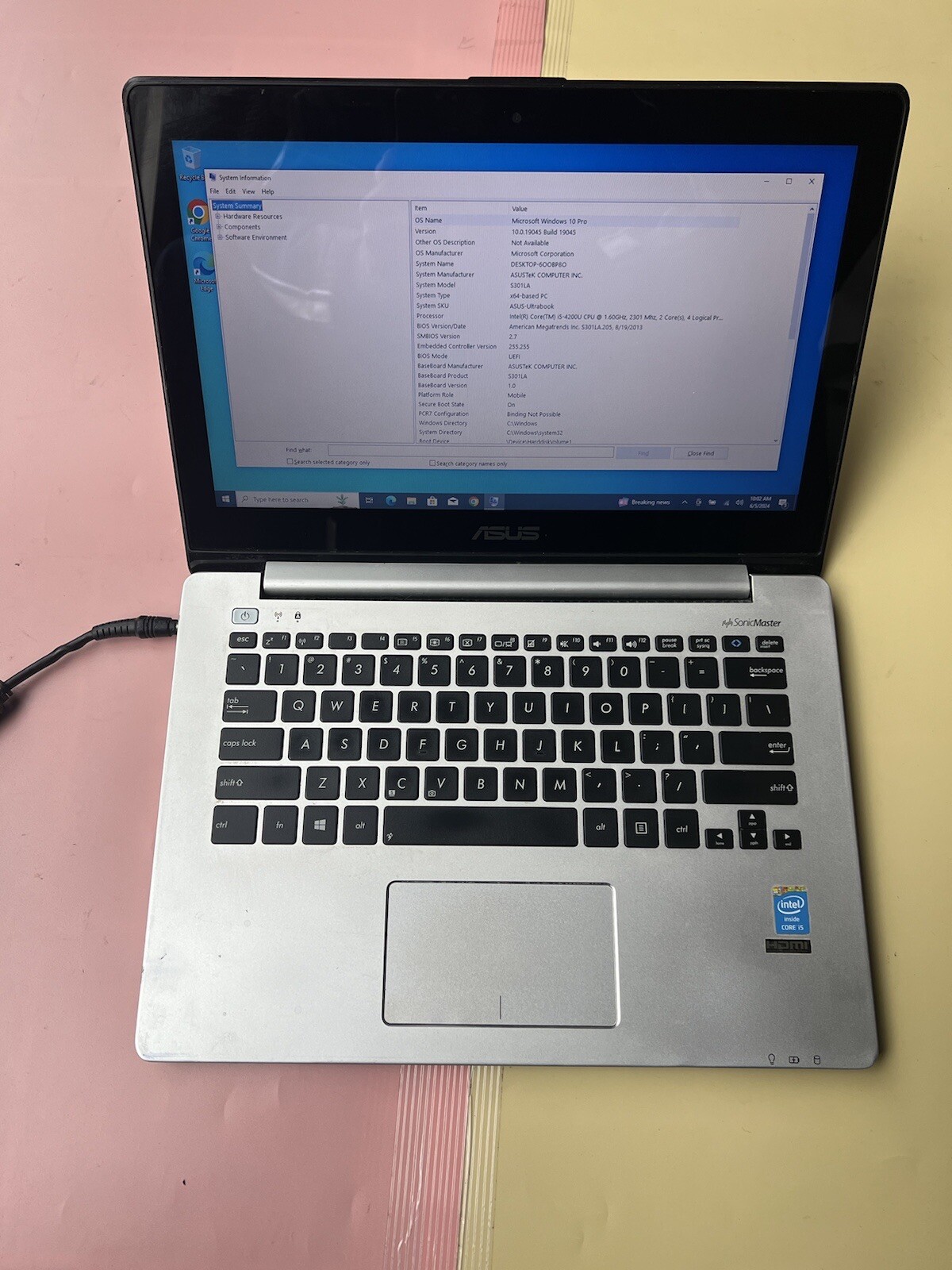 ASUS Q301L Intel Core i5-4200U 4GB RAM 500GB HDD wifi WEBCAM HDMI TOUCHSCREEN