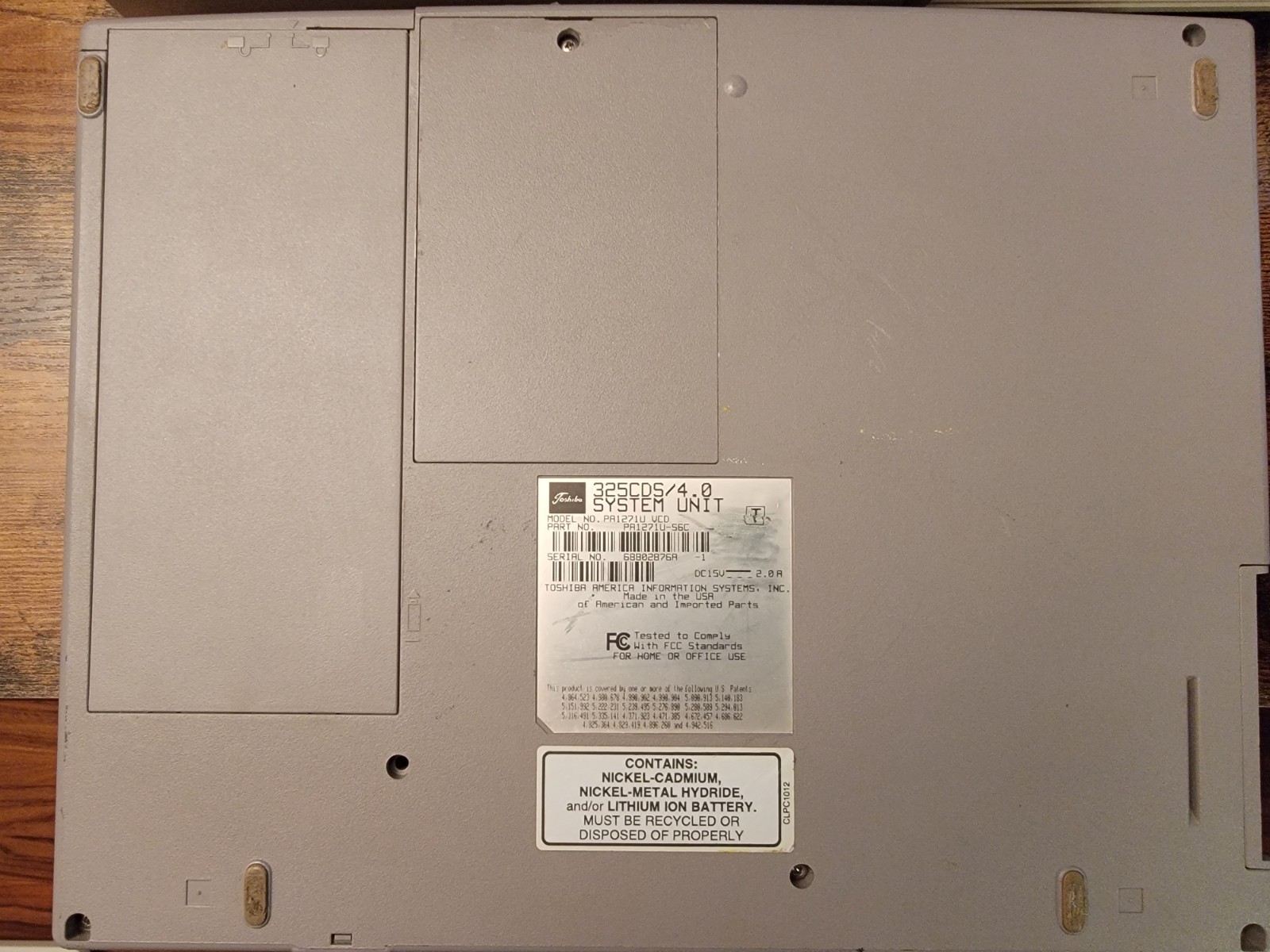 Toshiba 325CDS & Toshiba 2065CDS Satellite Vintage Laptop – Retro – WIN 98 DOS