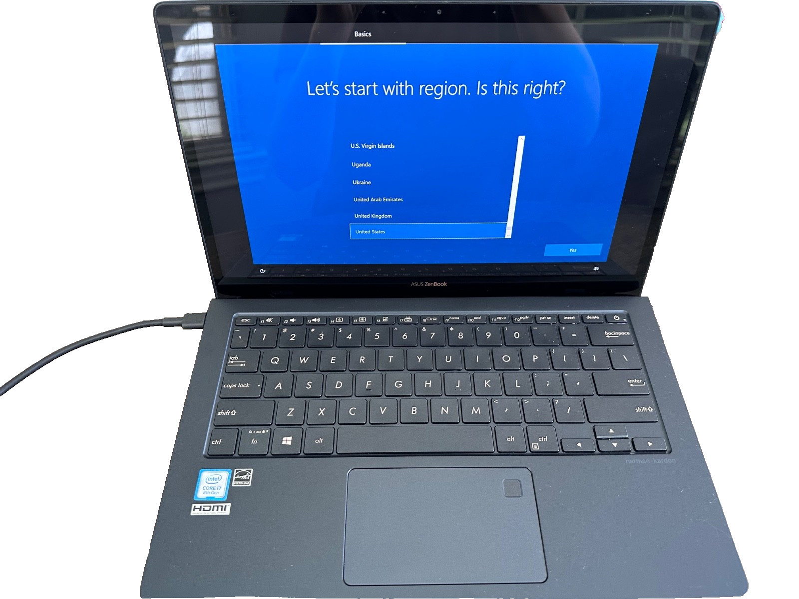 ASUS ZenBook S UX391 i7-8565U 16GB RAM 512GB SSD 13.3″ 4K Ultra Slim Laptop UX39
