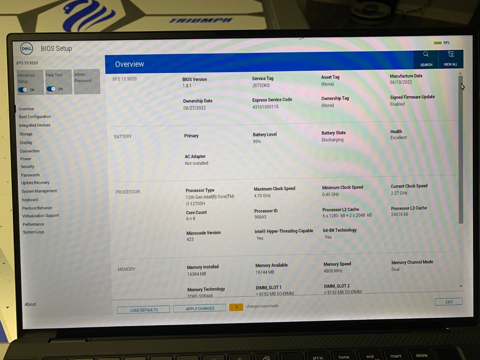 Dell XPS 15 9520 – 2.3 GHz i7-12700H 16GB 512GB SSD RTX 3050 – Windows 11
