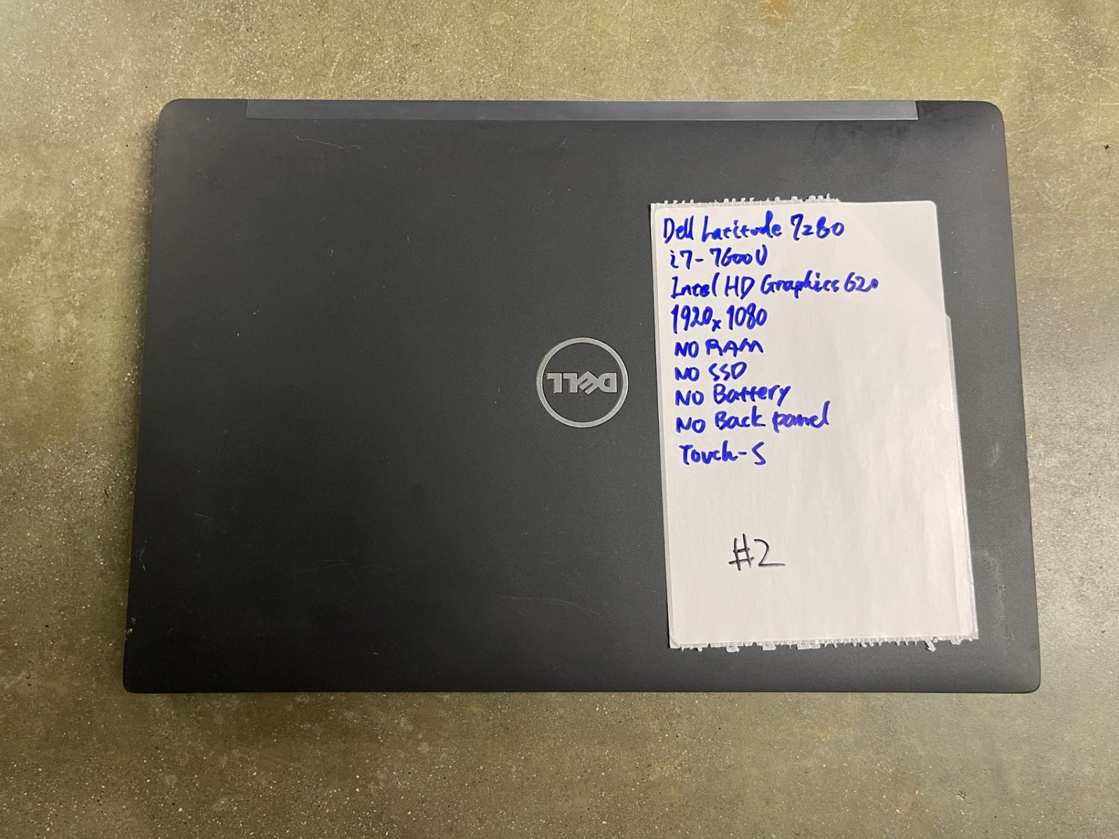 LOTX4 Dell Laptop Latitude 7280 Touchscreen 12.5″ i7-7600U MOTHERBOARD KEYBOARD