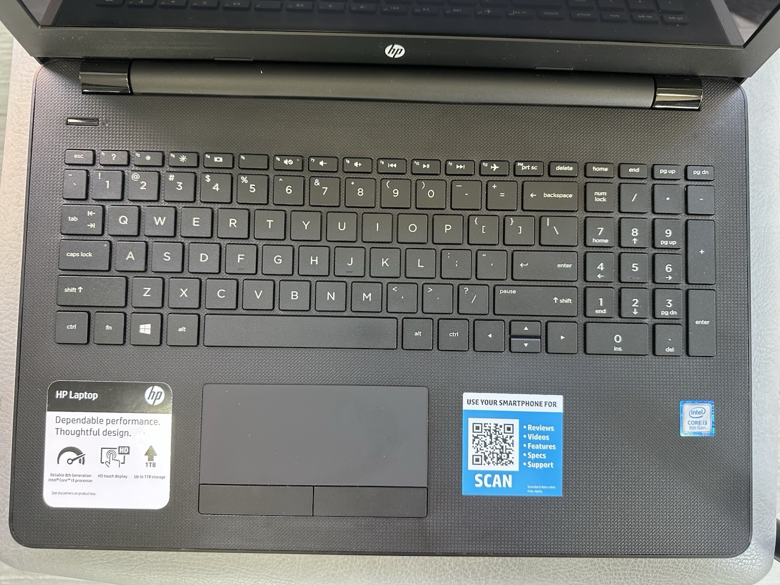 HP 15-BS113DX 15.6″ i3-8130U 16GB RAM 1TB HDD Touchscreen WIN11 office For Life