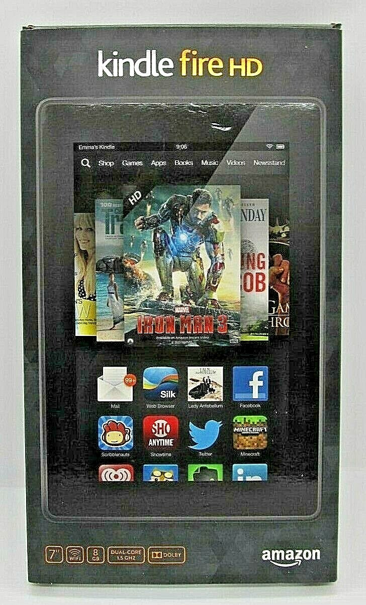 Kindle Fire HD 7″ WIFI 8GB Dual Core 1.5GHZ Dolby Original Packaging