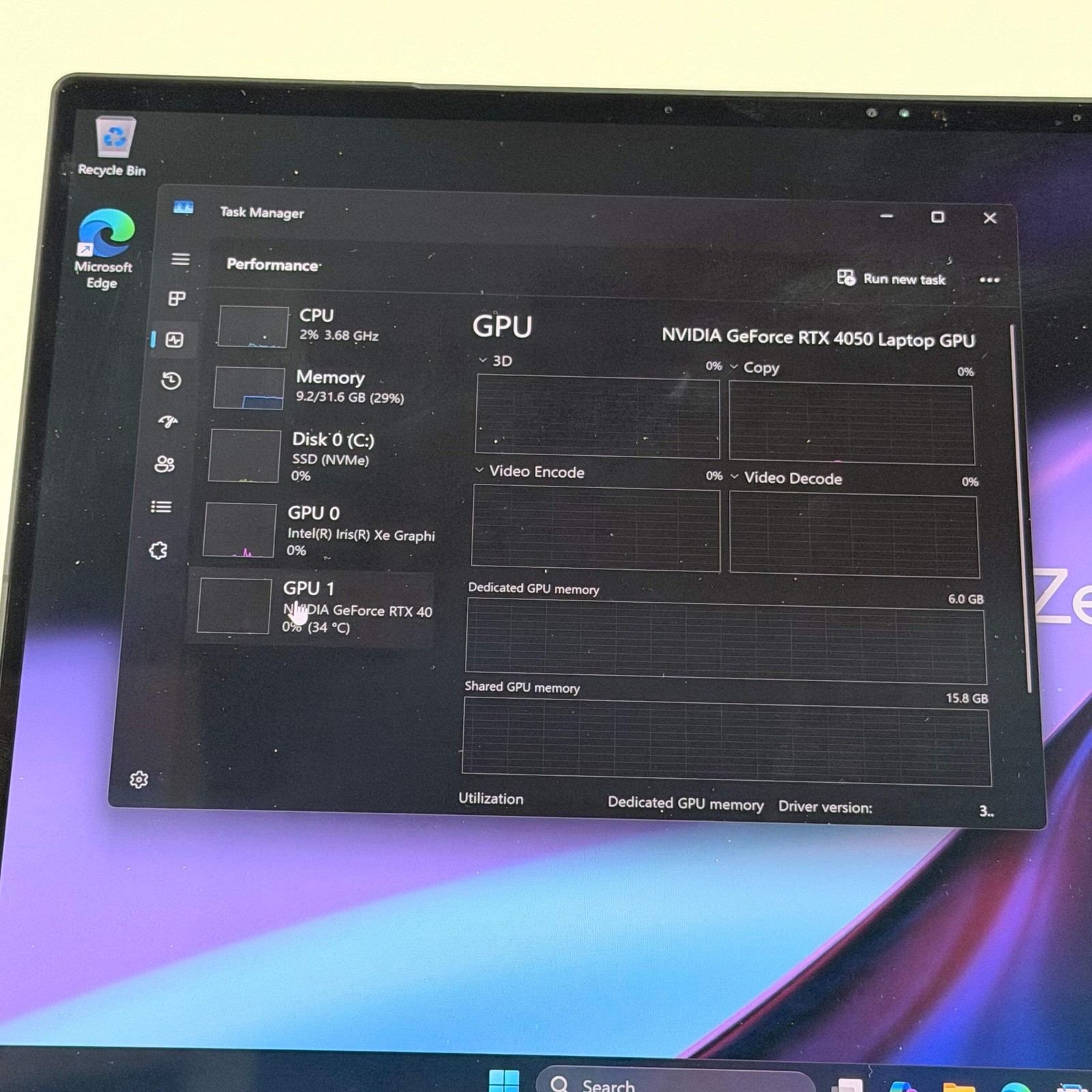 Asus Zenbook Pro 14 Duo UX8402VV 14.5 i9-13900H 2.6GHz 32GB RAM 1TB SSD NVIDIA R