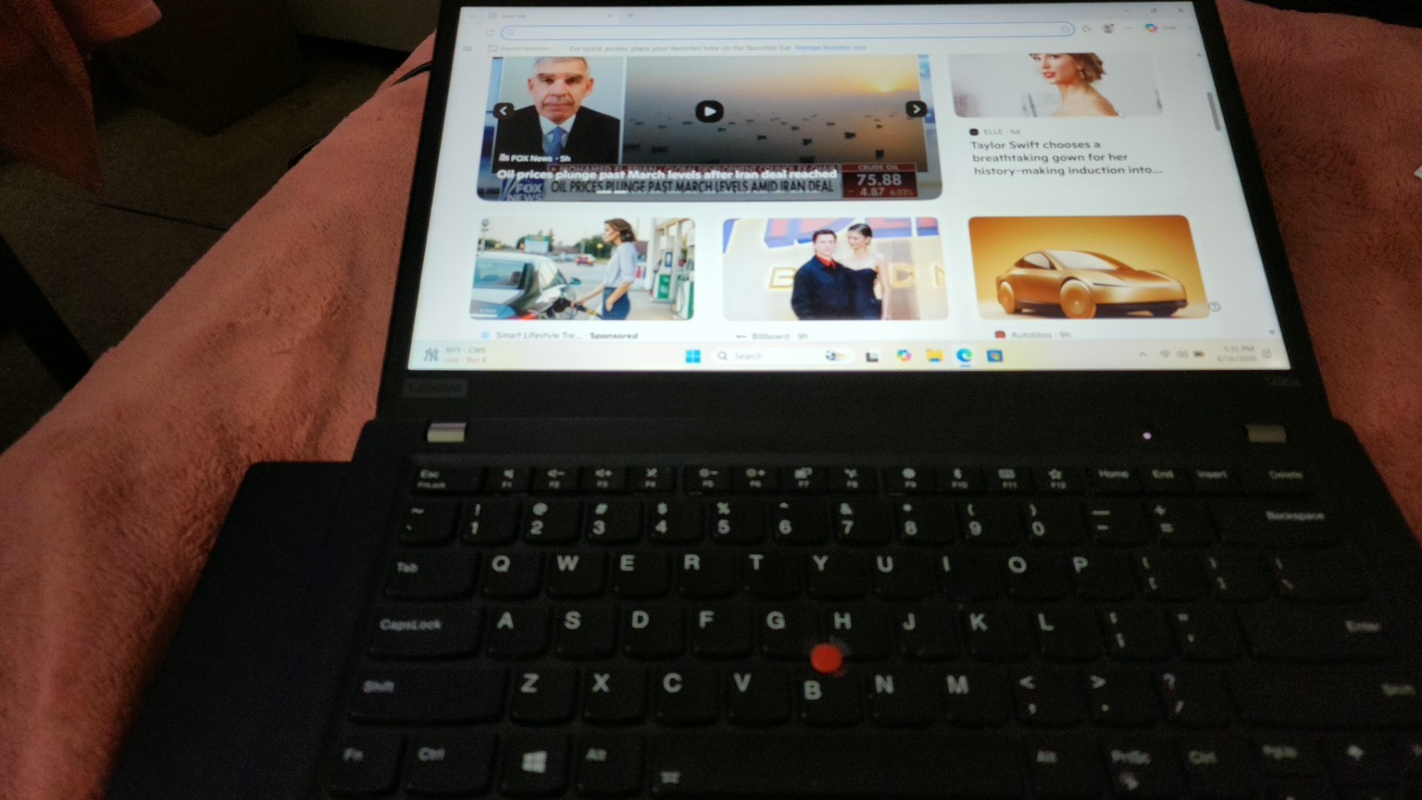 Lenovo ThinkPad T490S Touch (512GB, Intel Core i7 8th Gen., 1.90GHz, 32GB)…