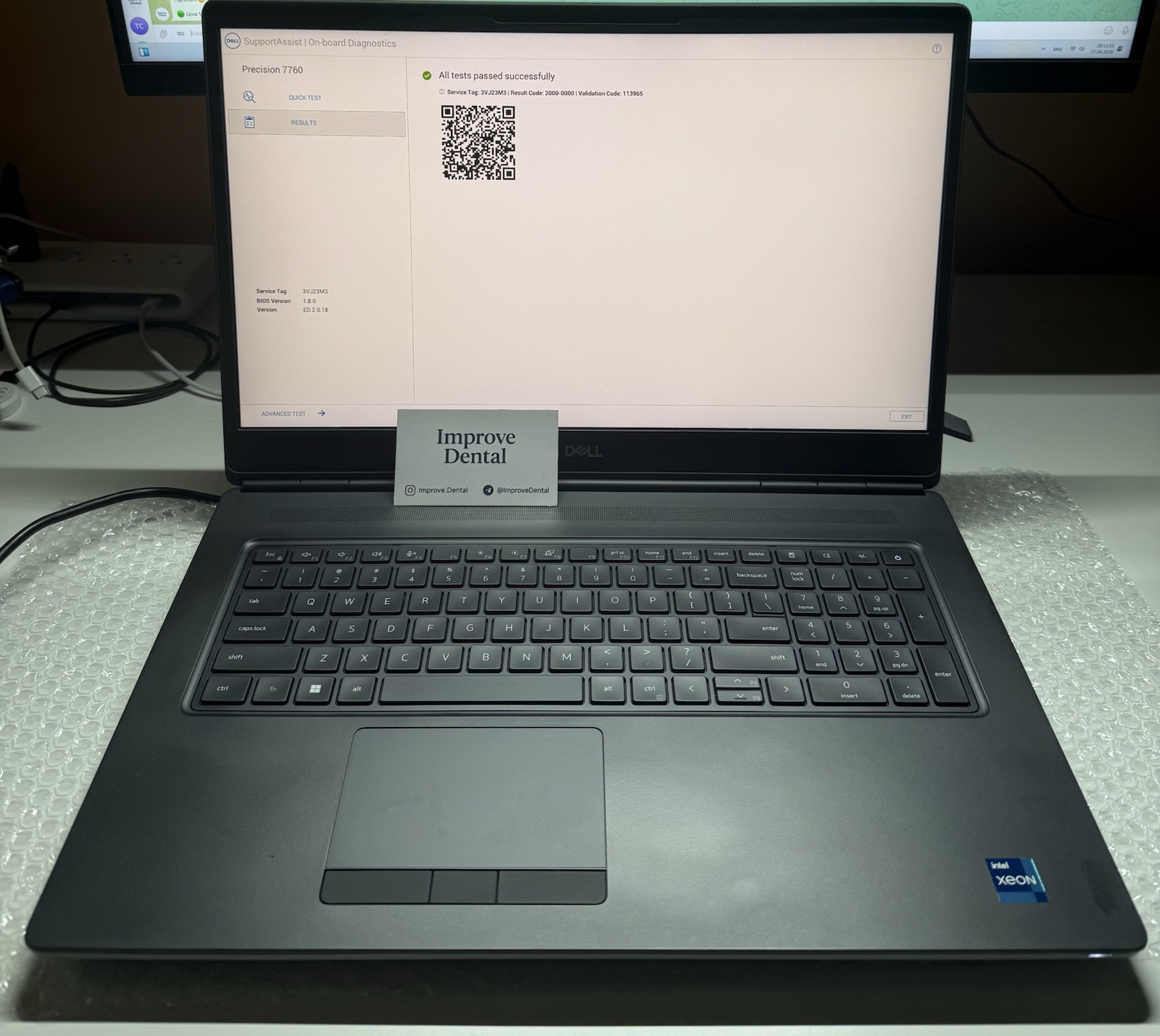Dell Precision 7760 4K Xeon W-11855M 64GB (2×32)RAM 1TB SSD RTX A5000 16 GB