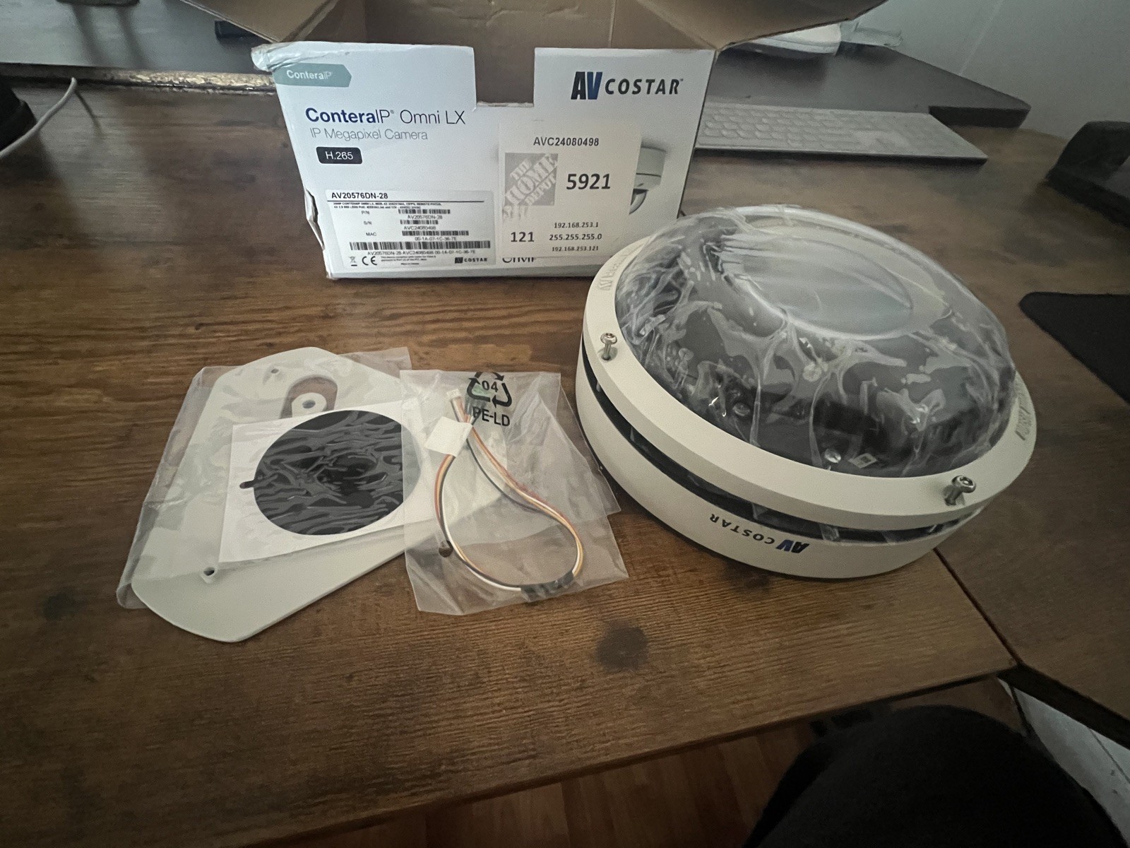 Arecont Vision AV20275DN-28 SurroundVideo 2mp WDR or 20MP H.264 Omni-Direction