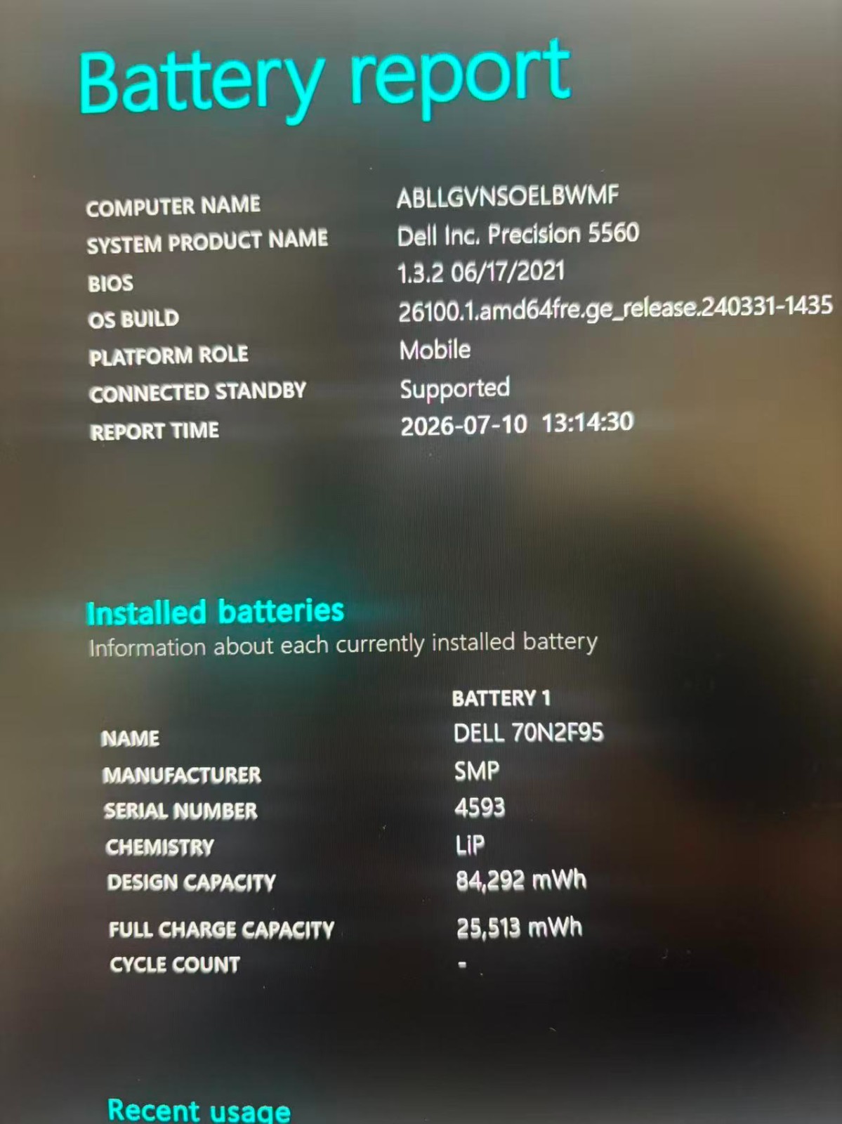 Dell Precision 5560 Xeon W-11955M 16GB 256GB SSD RTX A2000 Win 11 Pro N2